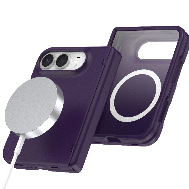 IPHONE MagSafe Compatible iPhone Duo Case | 360° Rotatable Ring Kickstand Hinge Protection