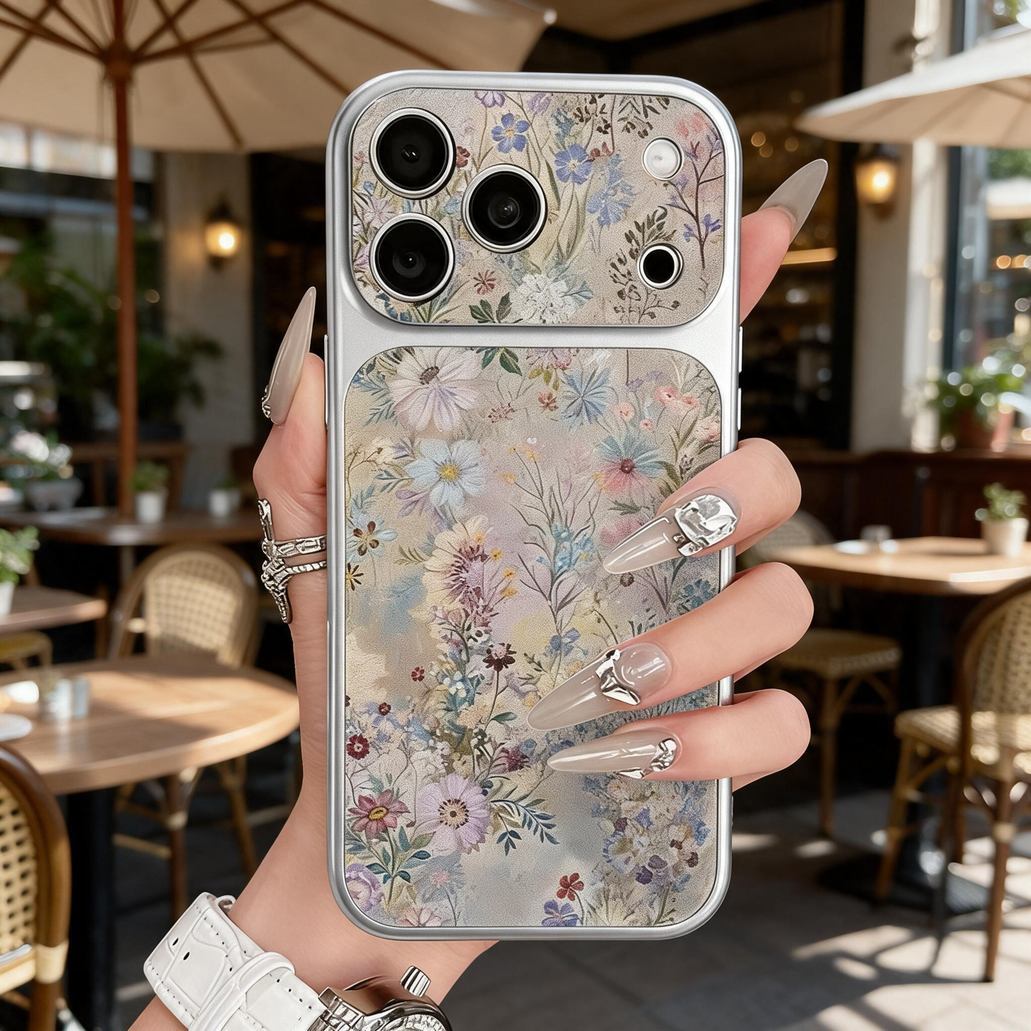 IPHONE vintage Floral Art Phone Case | Timeless Botanical Design