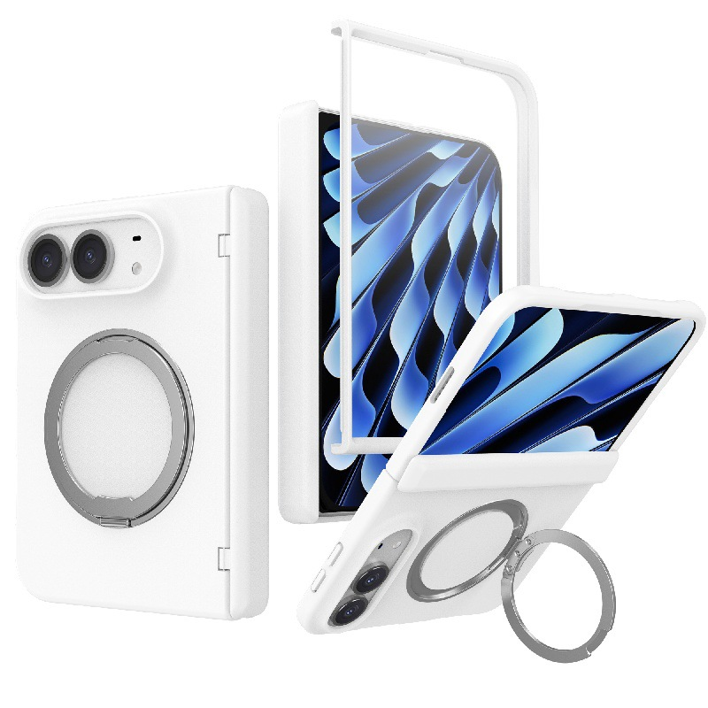 IPHONE MagSafe Compatible iPhone Duo Case | 360° Rotatable Ring Kickstand Hinge Protection