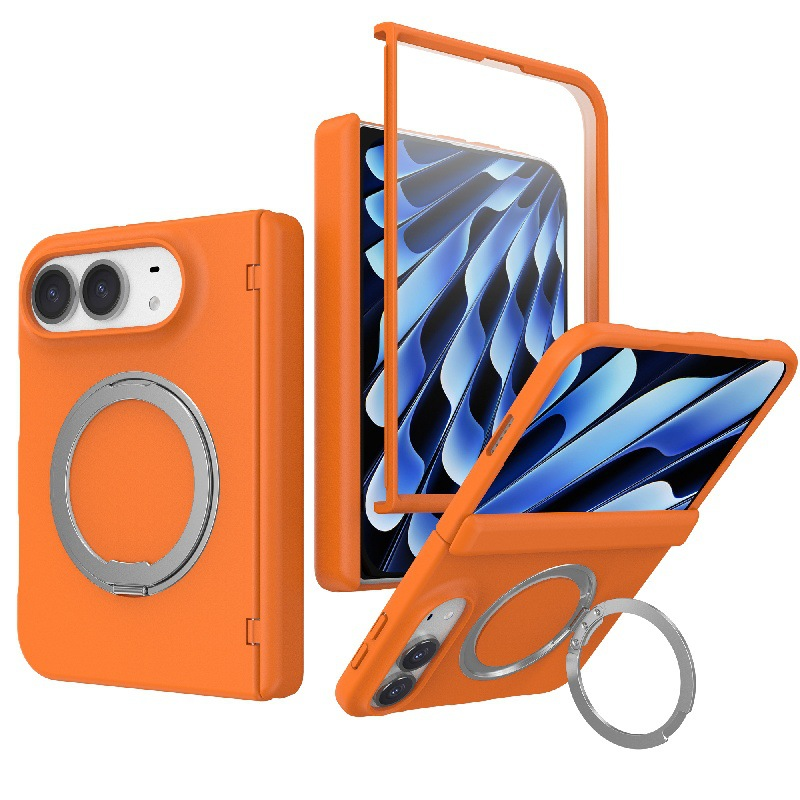 IPHONE MagSafe Compatible iPhone Duo Case | 360° Rotatable Ring Kickstand Hinge Protection