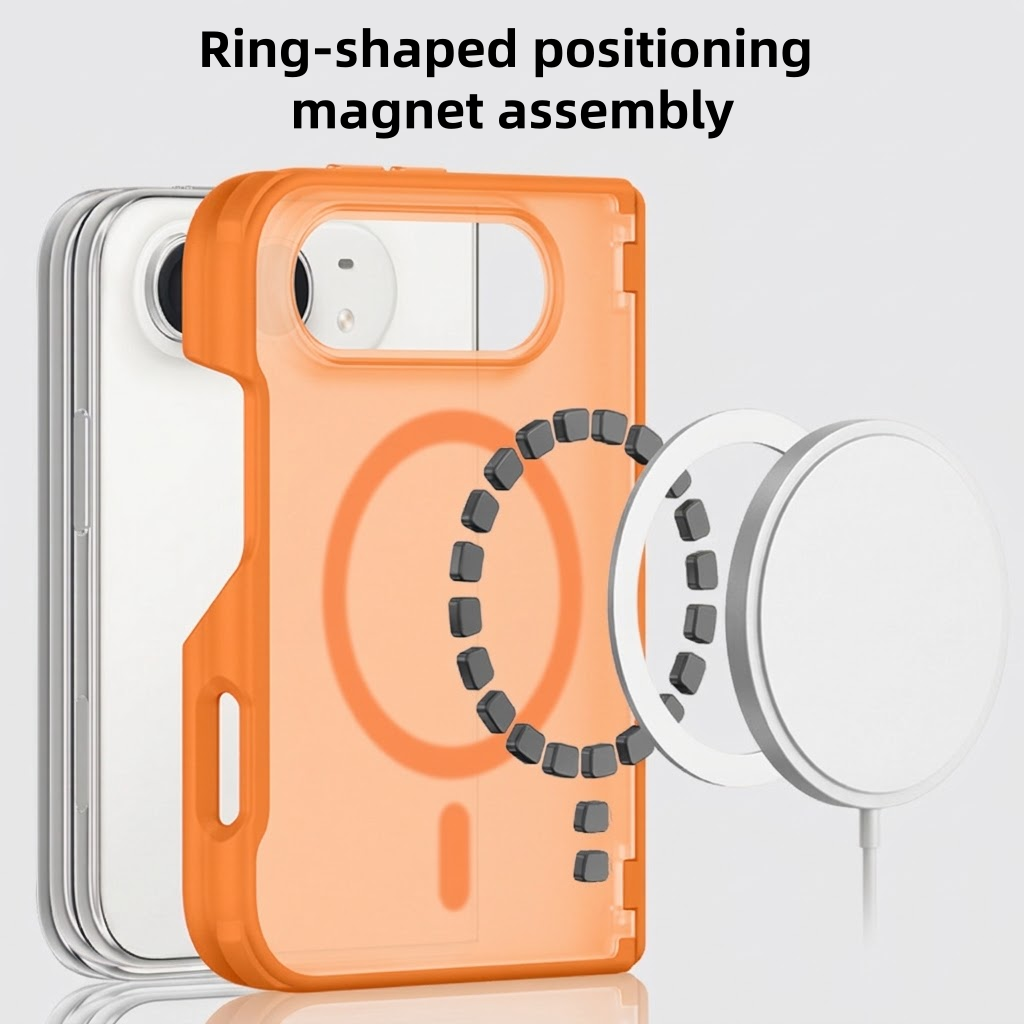 IPHONE Pastel Multi-Color MagSafe Case for iPhone Duo, Anti-Drop Foldable Phone Shell