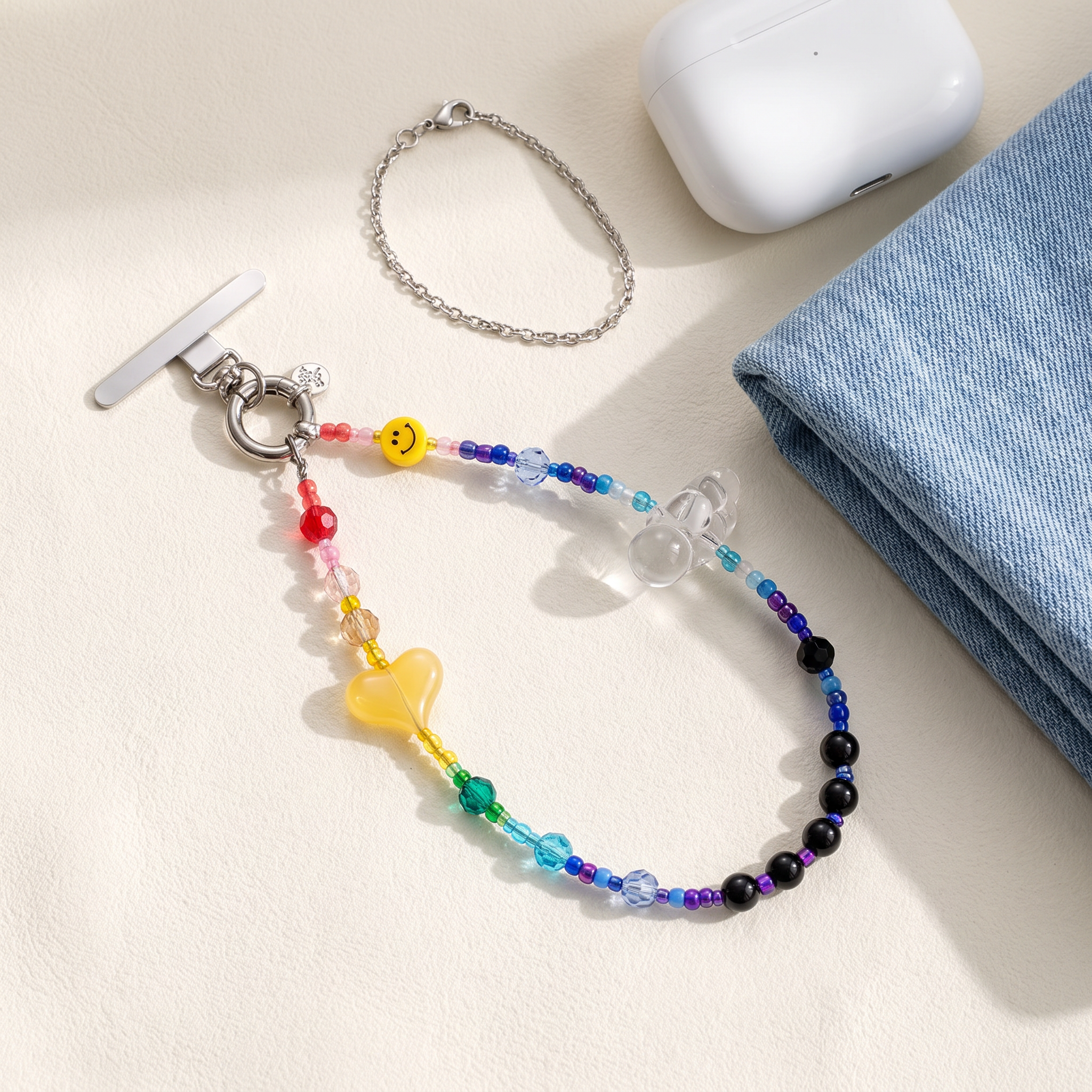 IPHNOE Handmade Beaded Phone Wrist Strap | Cute  Phone Charm