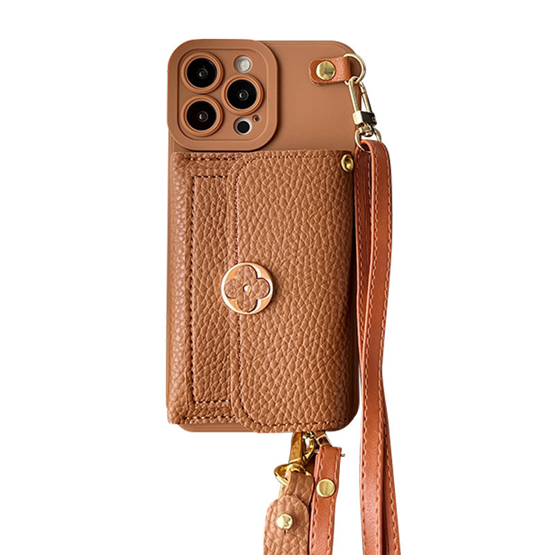 IPHONE Crossbody Wallet Phone Case for  | Women Leather Purse Cover