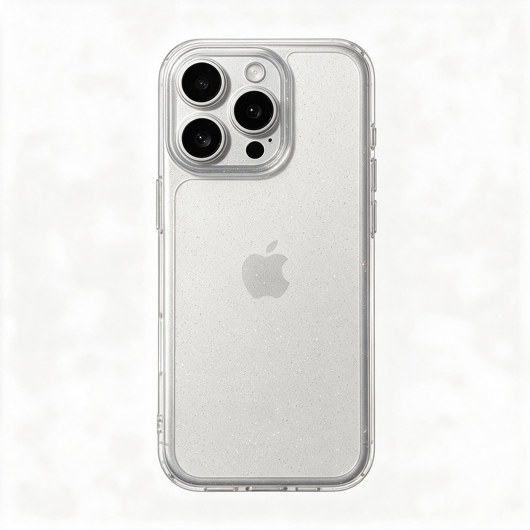  IPHONE Women's Stylish Shockproof  Case | Glitter Transparent Case