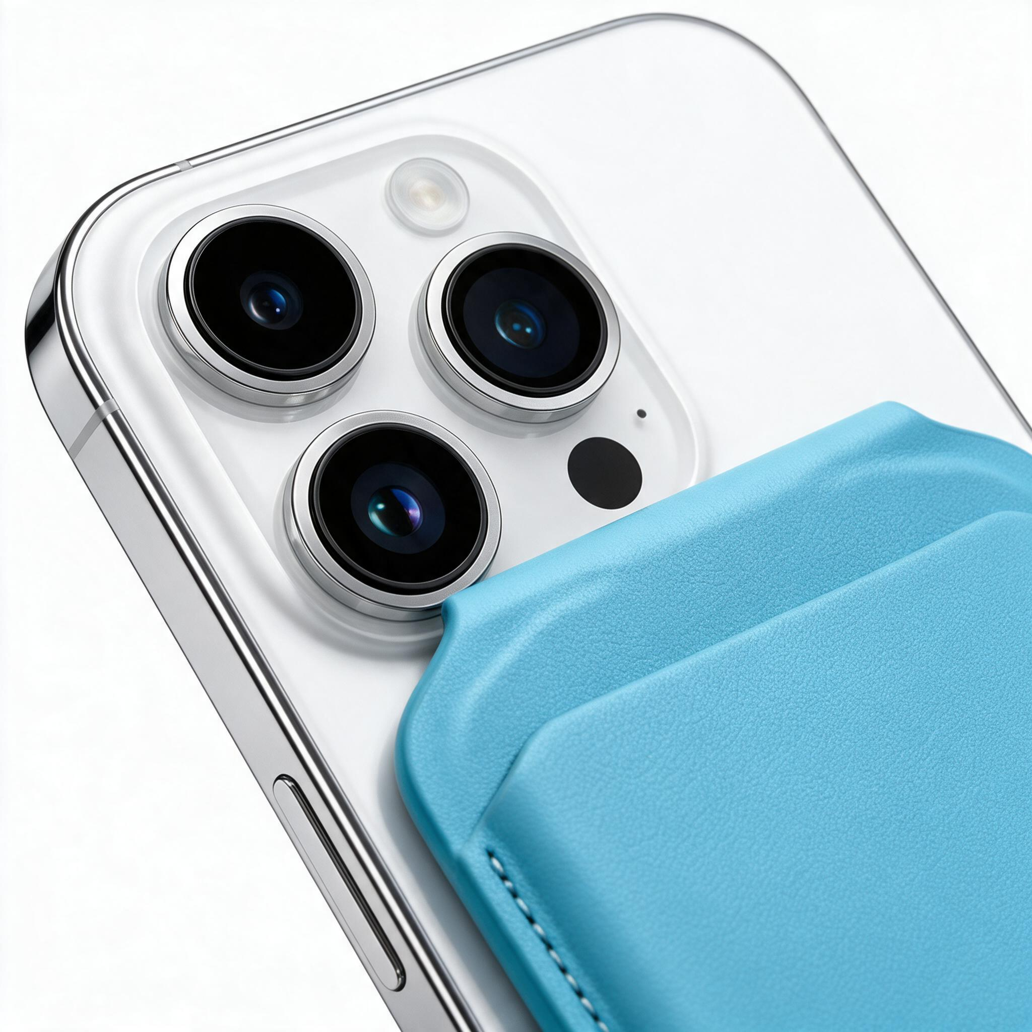  iPhone Leather Card Holder for | Foldable Kickstand