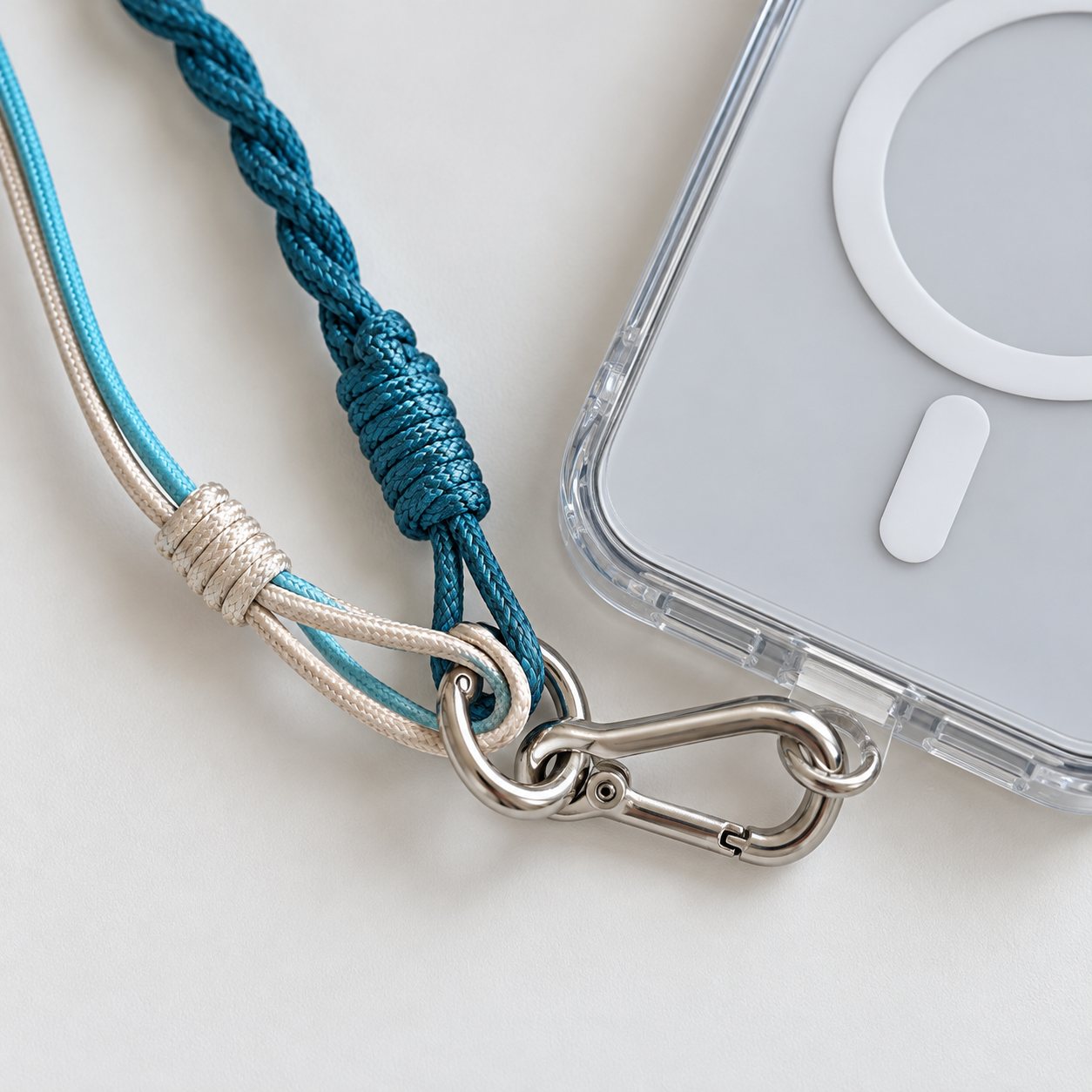 IPHNOE Boho Braided Crossbody Phone Strap | Cute Cartoon Charm Lanyard