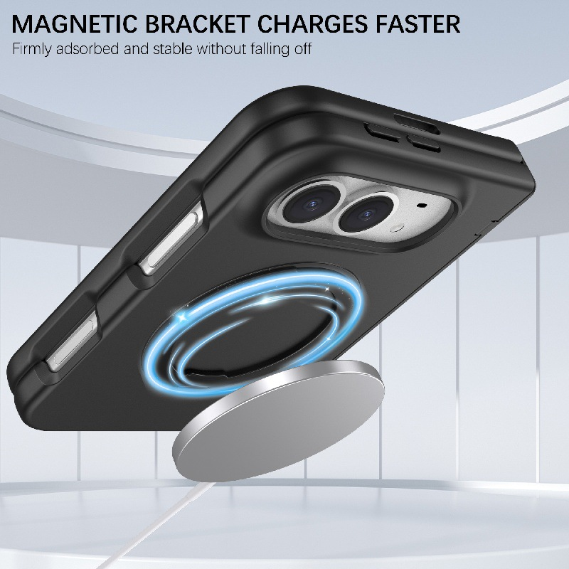IPHONE MagSafe Compatible iPhone Duo Case | 360° Rotatable Ring Kickstand Hinge Protection