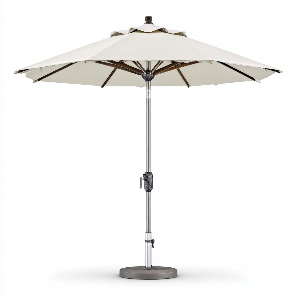 Ombrellone da sole per esterni in metallo 300×300×245 cm - blu - con base per uso all'aperto-Rovoraiostudio