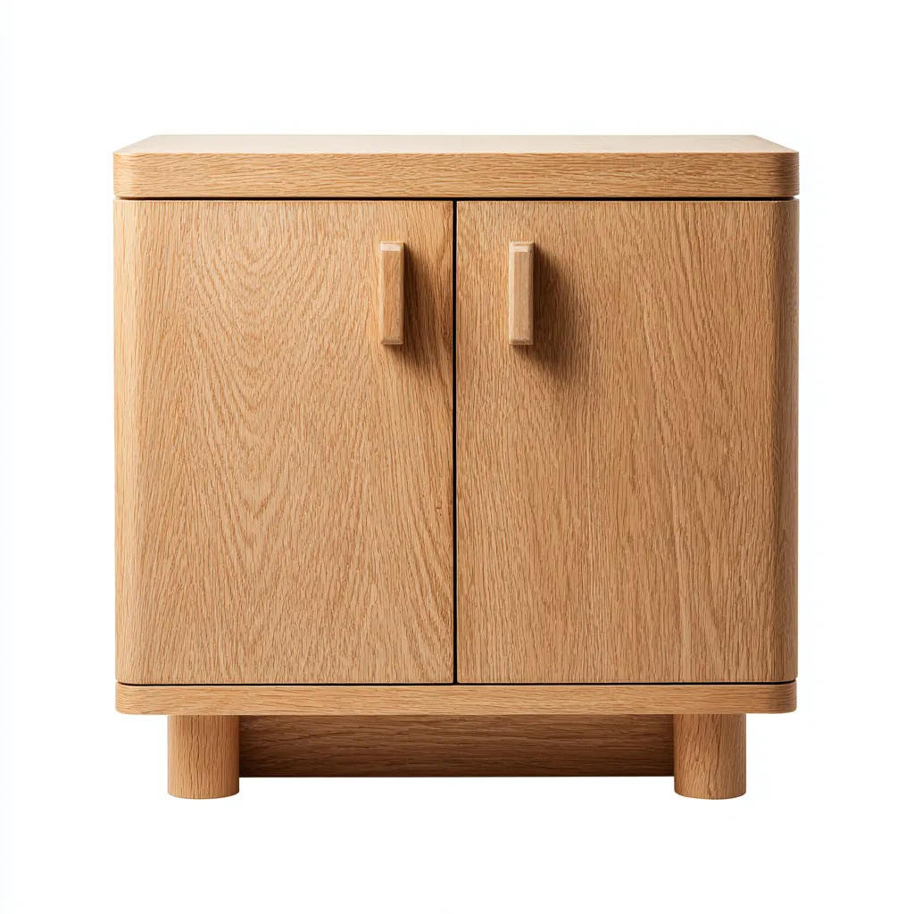Credenza da pranzo in legno 90×40×86 cm - marrone - contenitore compatto-Rovoraiostudio