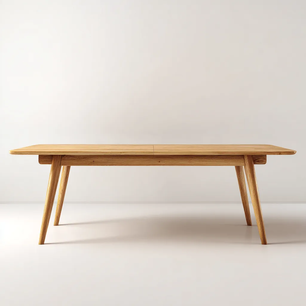 Tavolo da pranzo 160×90×75 cm - naturale - legno per sala da pranzo moderna allungabile-Kavexnest