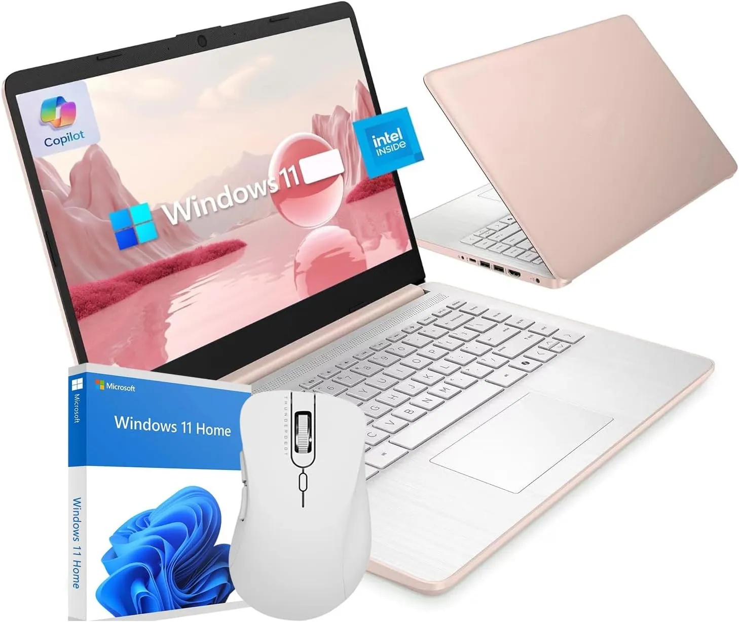 14" Laptop 2026 Edition, Intel Processor, 16GB RAM, 256GB SSD+128GB UFS | Copilot AI, Long Battery Life, Lightweight 3.11 lbs