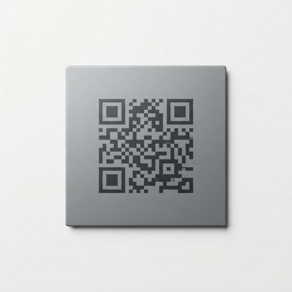 Rectangular QR car magnet for service vehicles