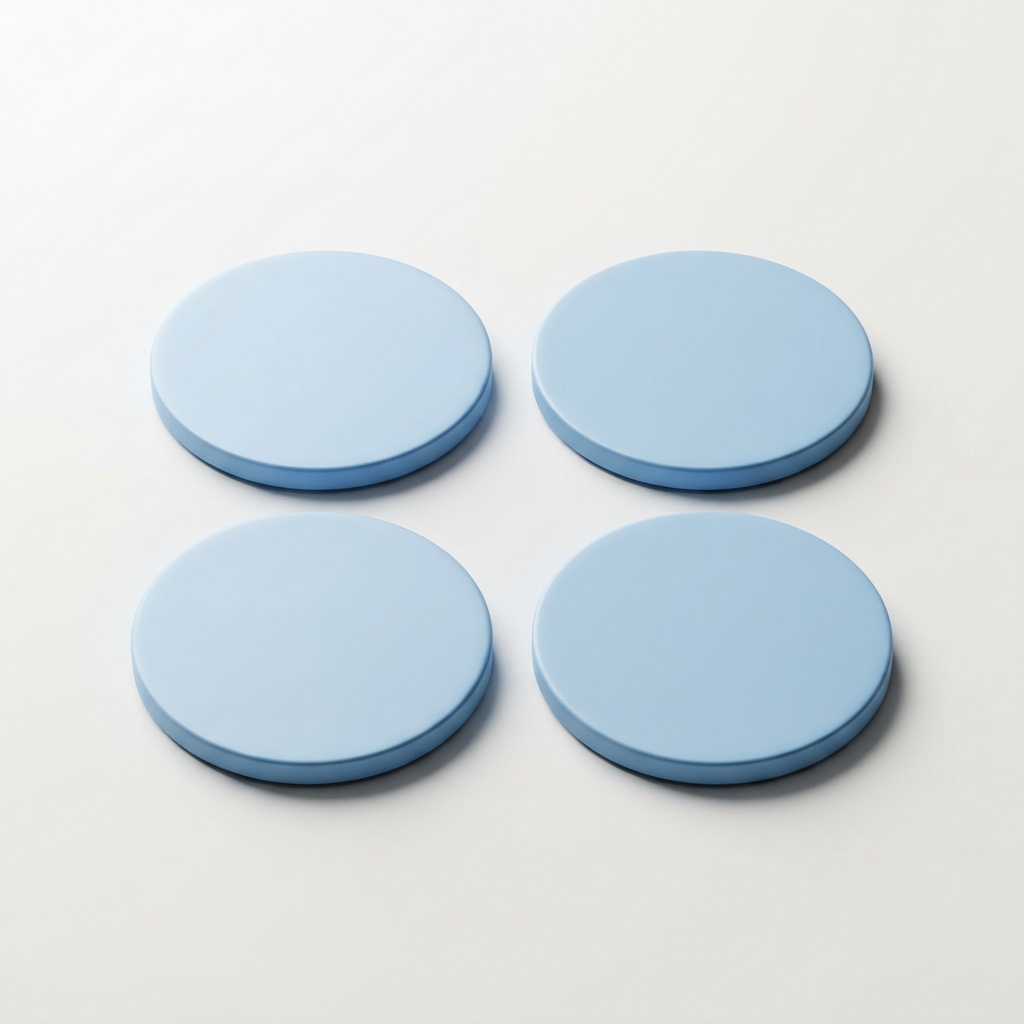 Set of NFC smart coasters with QR and NFC tags