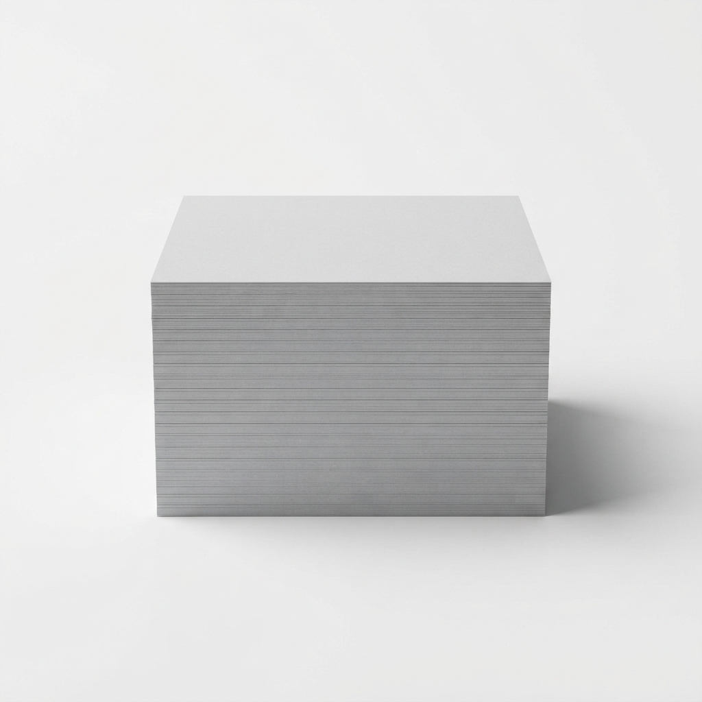 Stack of printed QR campaign flyers