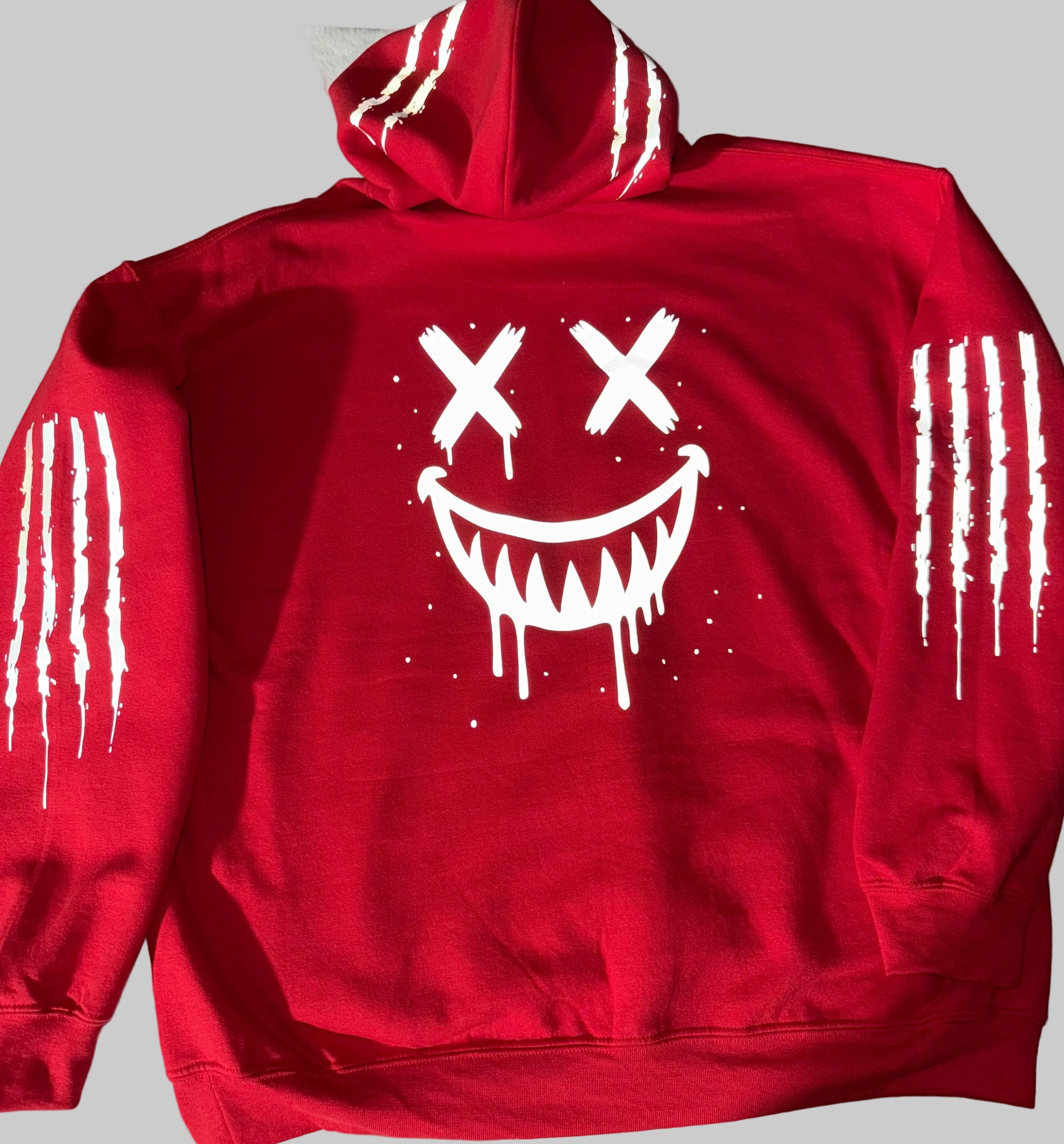 Reflective Smiley Motorcycle Hoodie - High Visibility Riding Hoodie — image 10