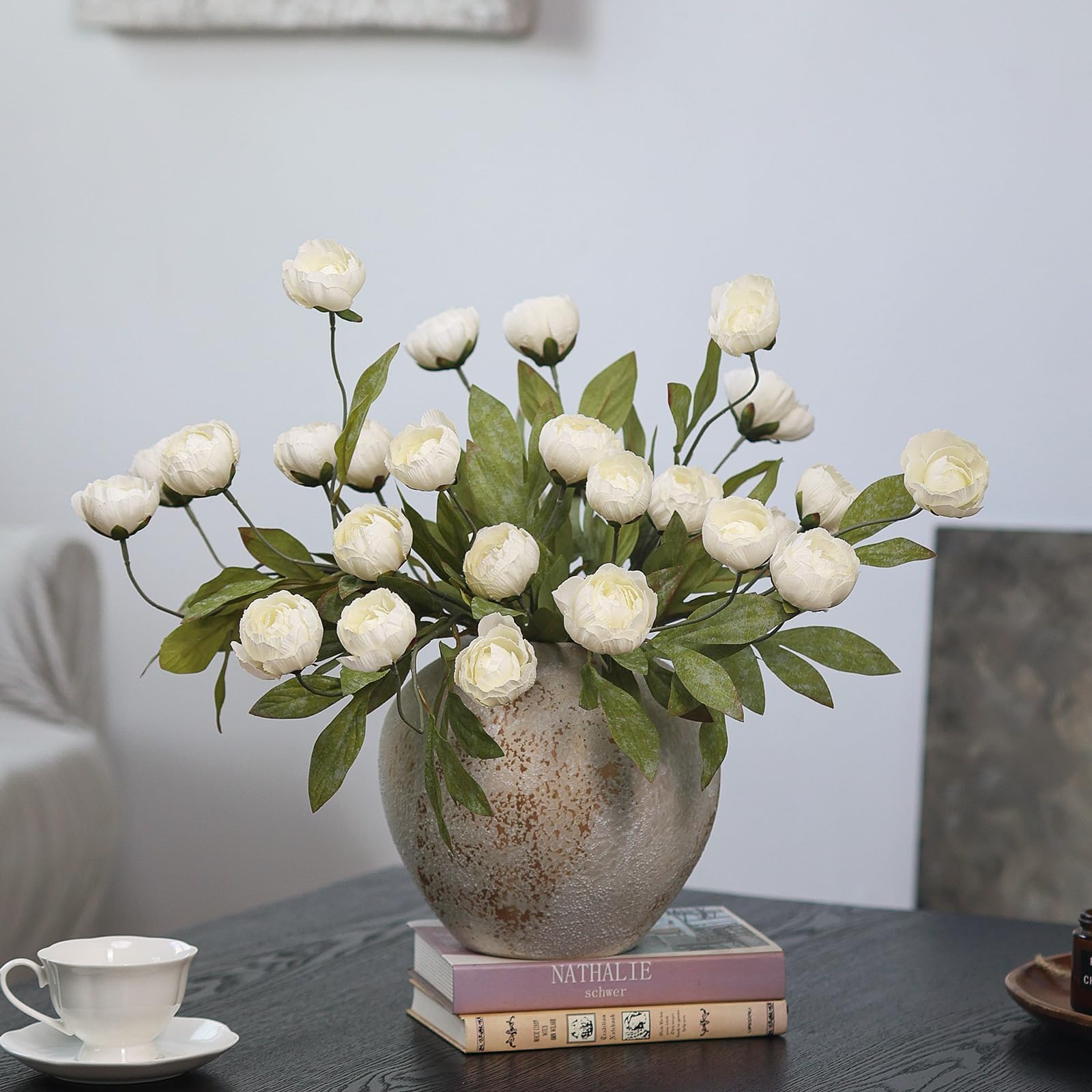 ✨Hot Sales✨UV Resistant Lifelike Artificial Autumn Peony Stem💐