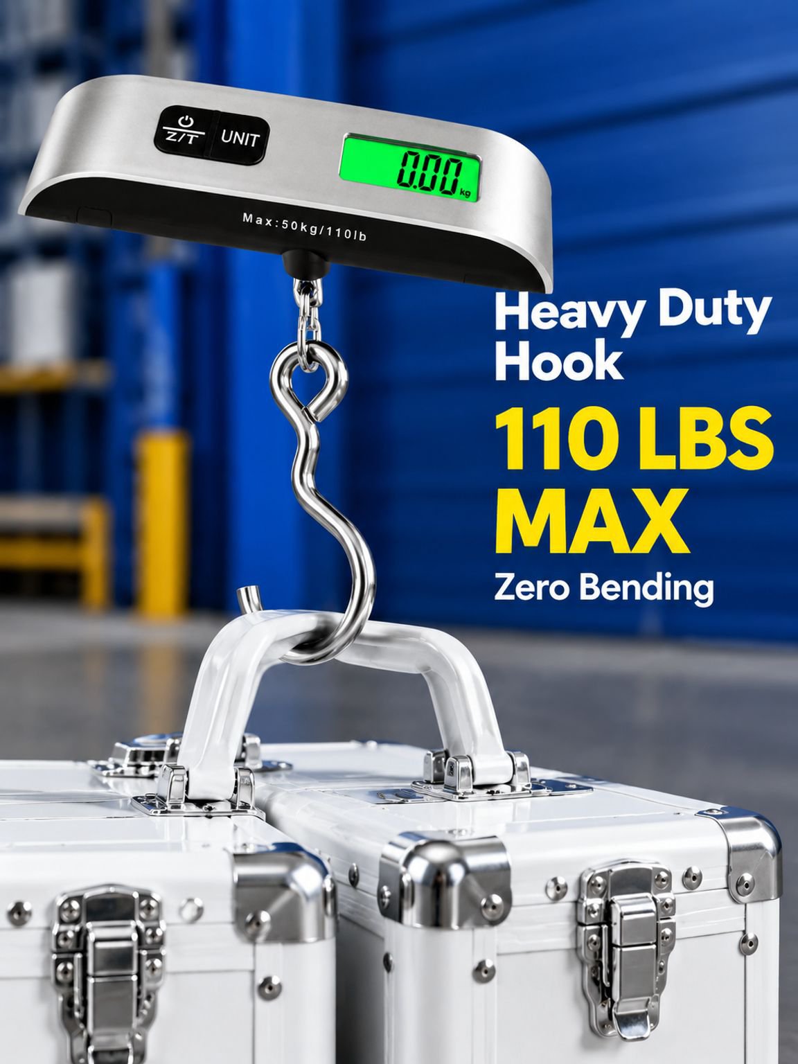 Compact and lightweight spring scale for travelers