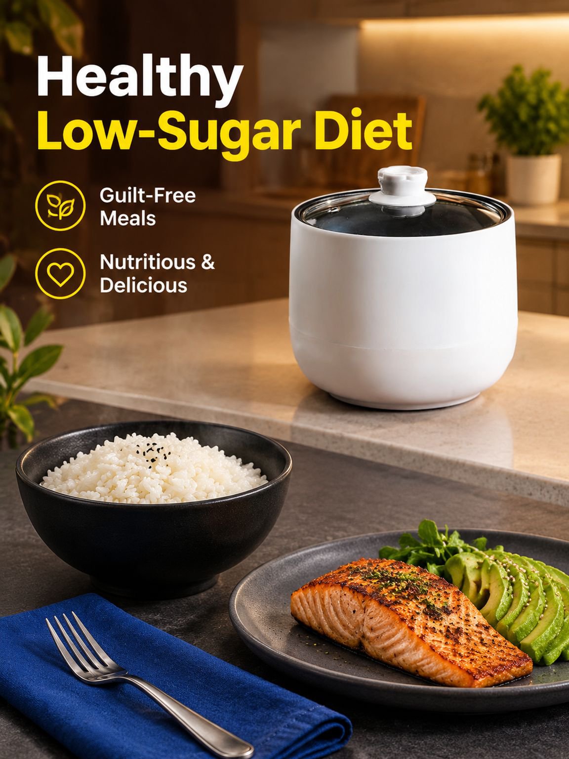 Advanced starch reducing rice cooker for daily cooking