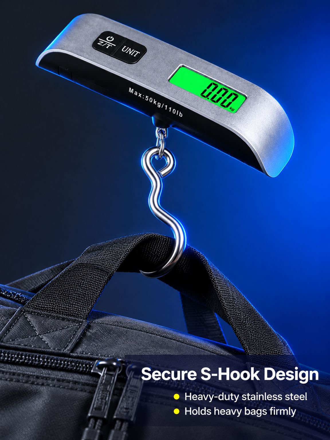 Electronic spring scale with high accuracy measurement