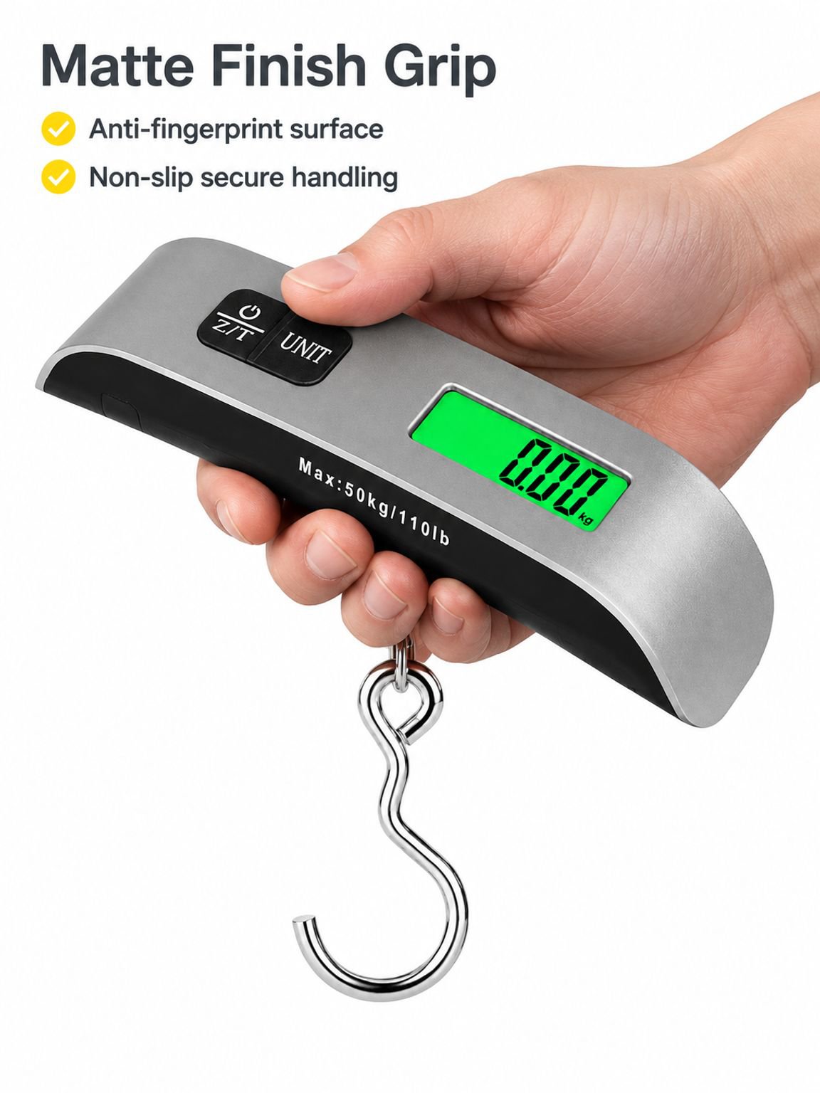 Portable scale for luggage and personal use