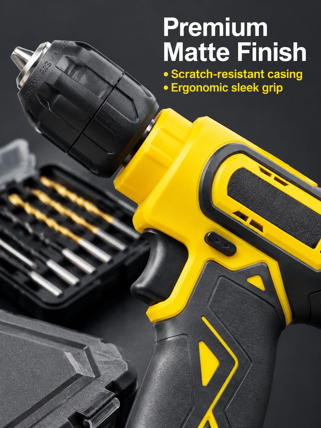Compact and ergonomic rechargeable electric screwdriver for home use