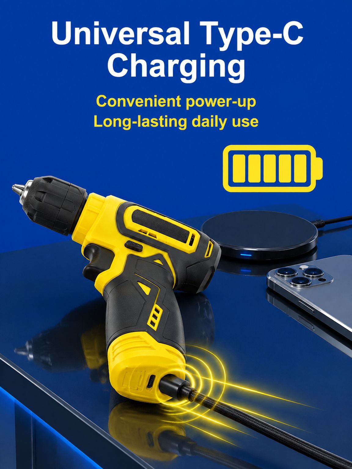 High-torque multifunctional electric screwdriver for DIY projects
