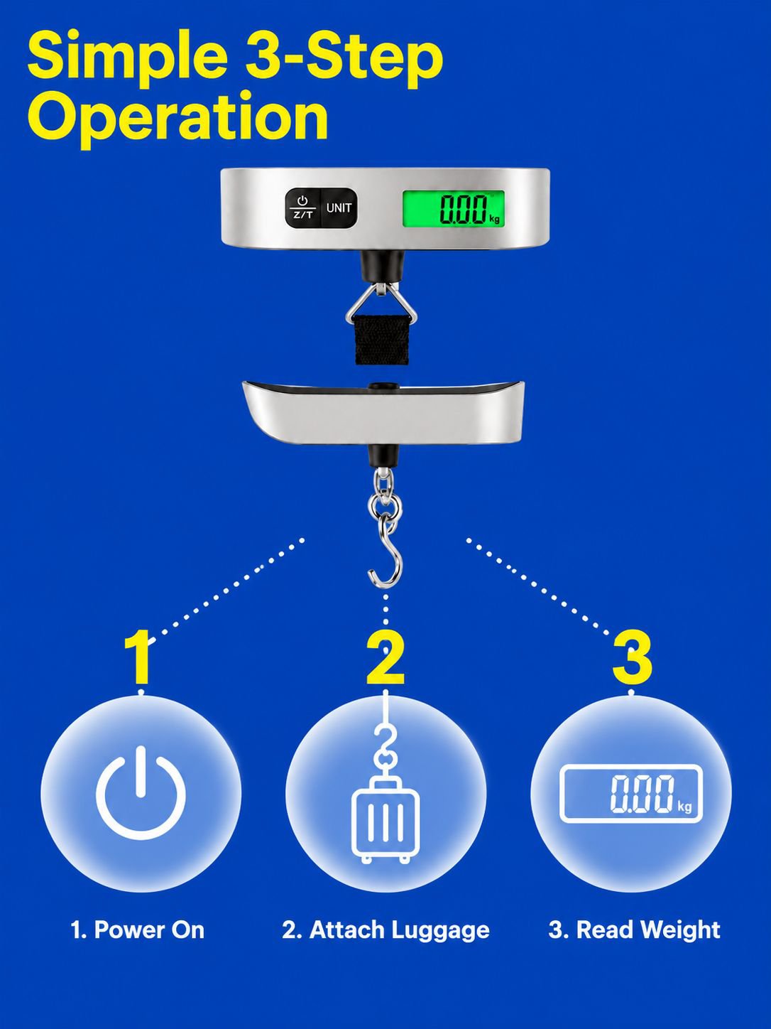 Digital scale with compact and robust build