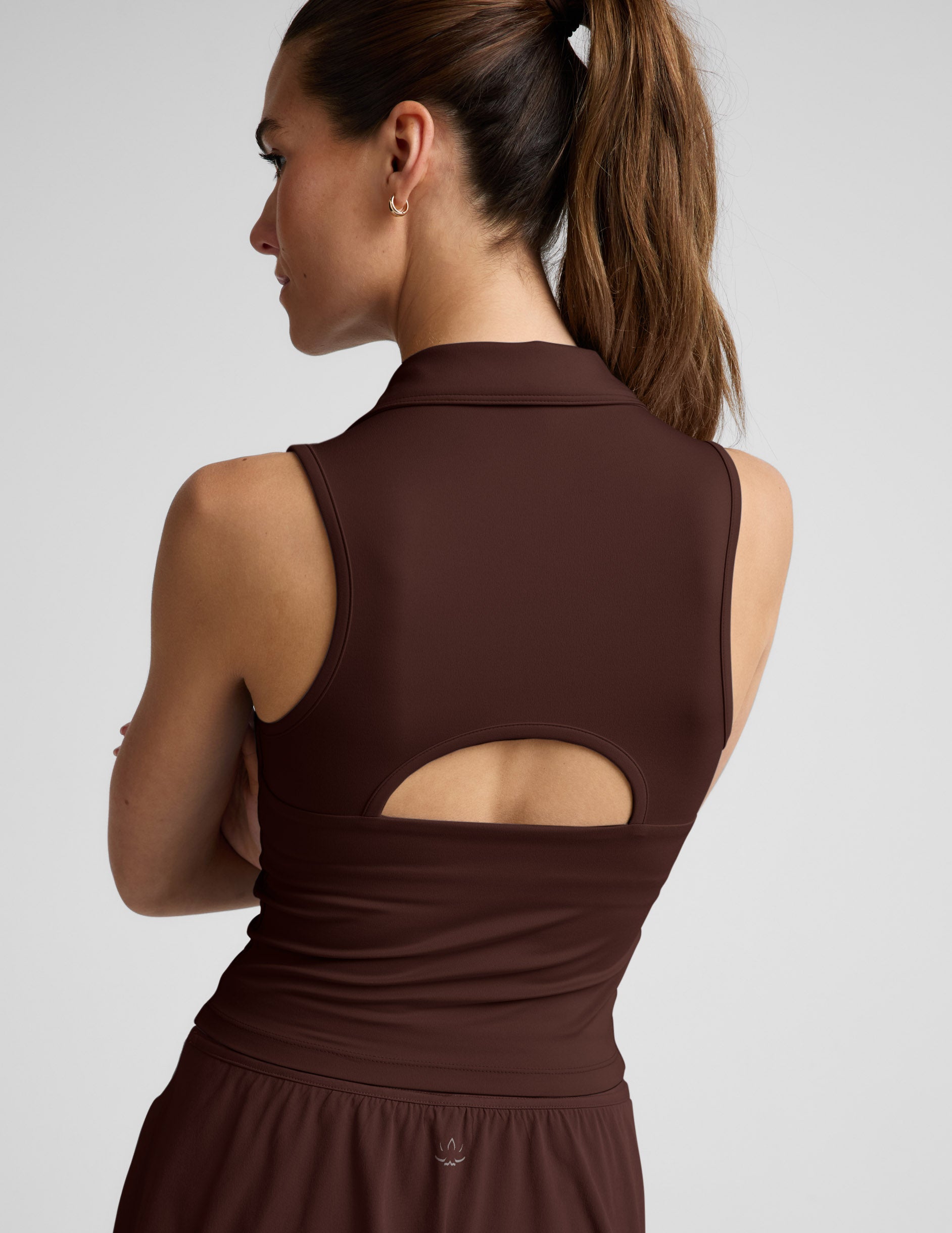 Sport Active Polo Tank - Iced Mocha