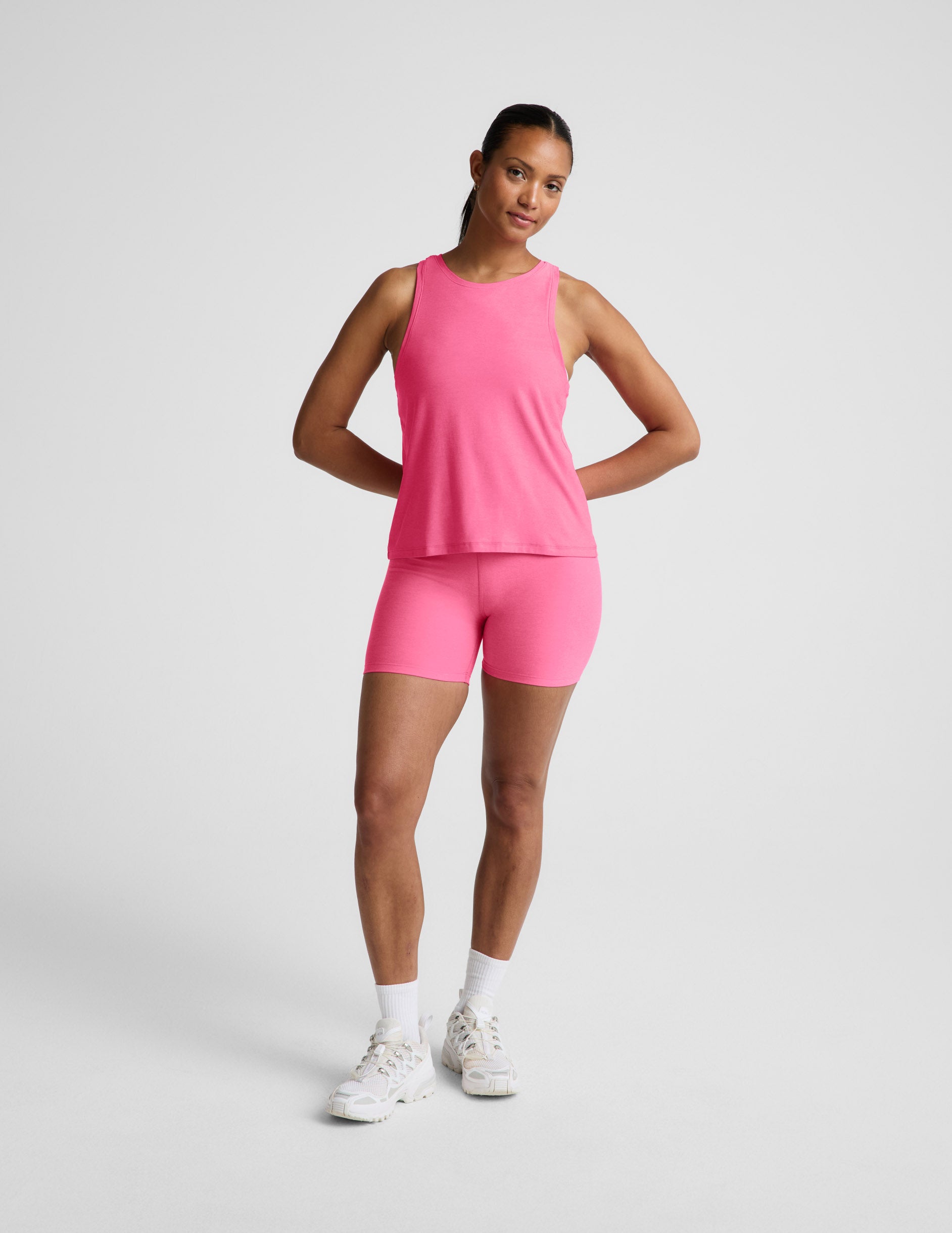 Featherweight Rebalance Tank - Luscious Pink Heather