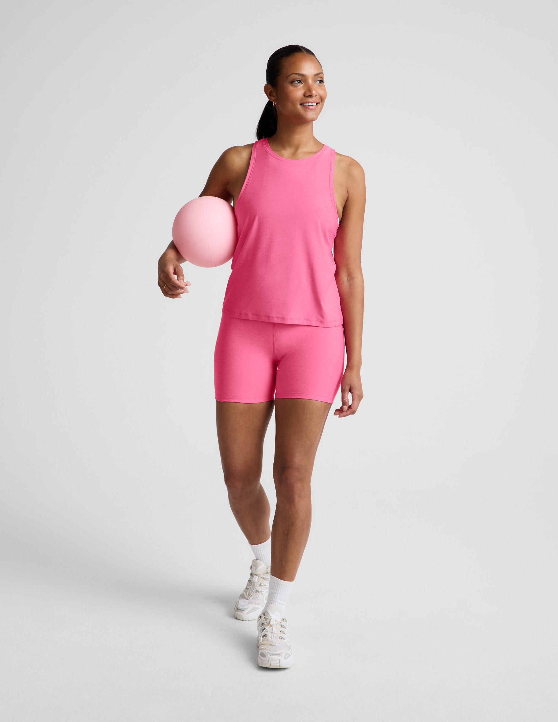 Featherweight Rebalance Tank - Luscious Pink Heather