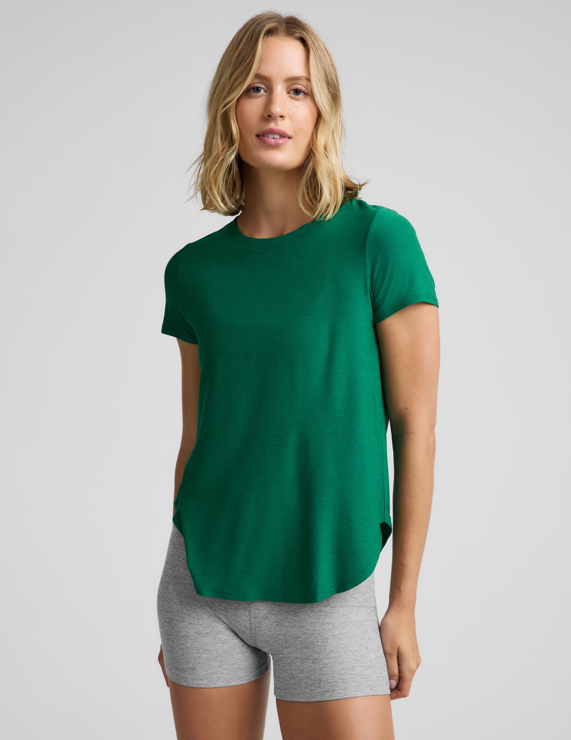 Featherweight On The Down Low Tee - Legacy Pine Heather