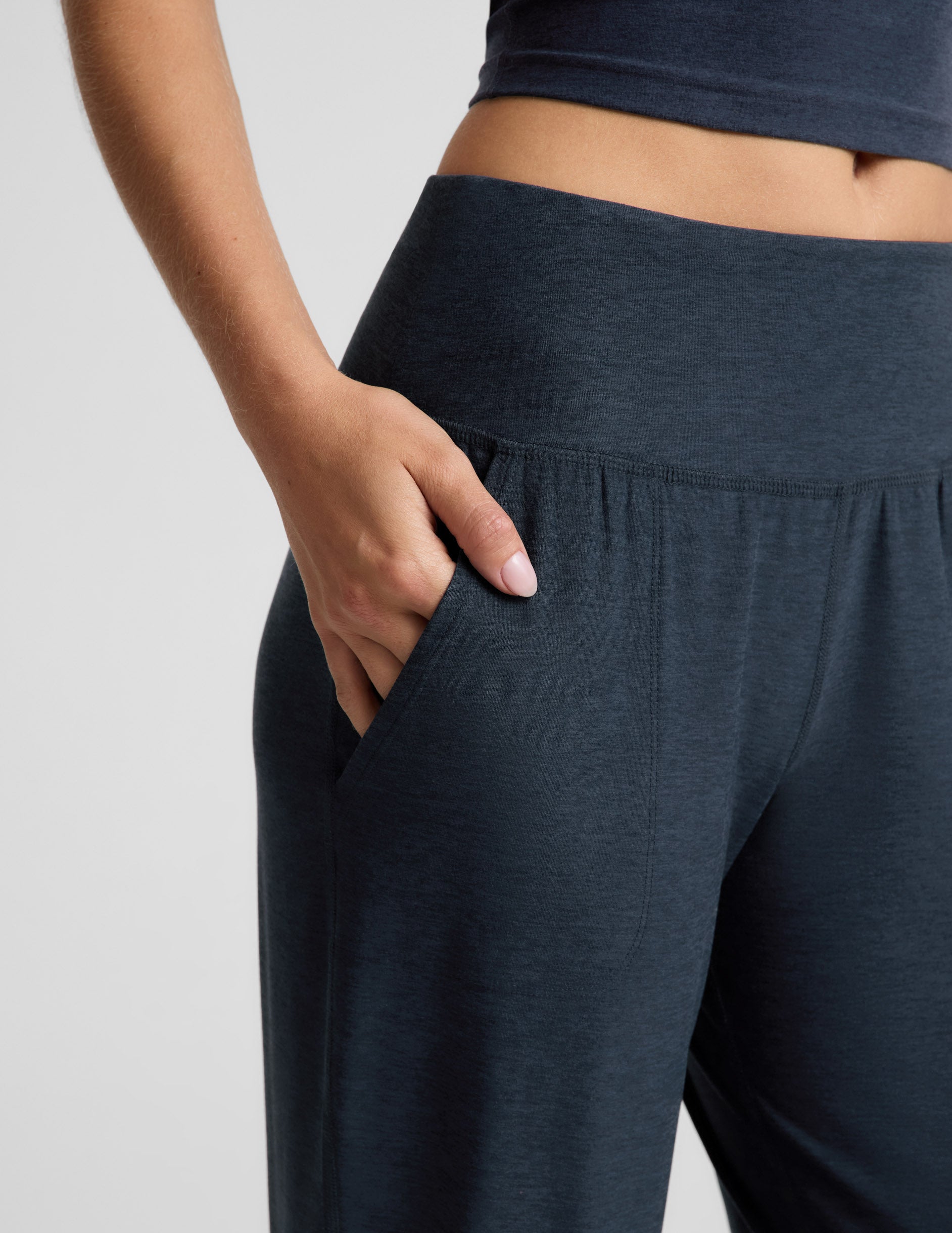 Midweight Spacedye™ Midi Jogger - Nocturnal Navy