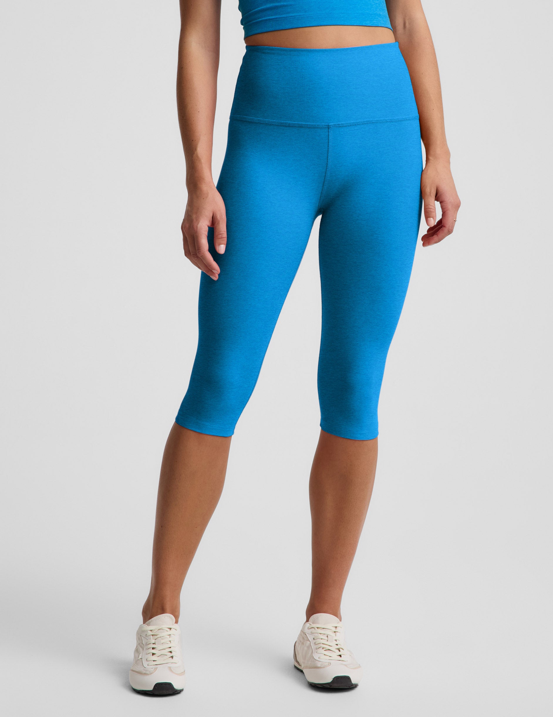 Spacedye™ Pedal Pusher High Waisted Legging - Malibu Lagoon Heather