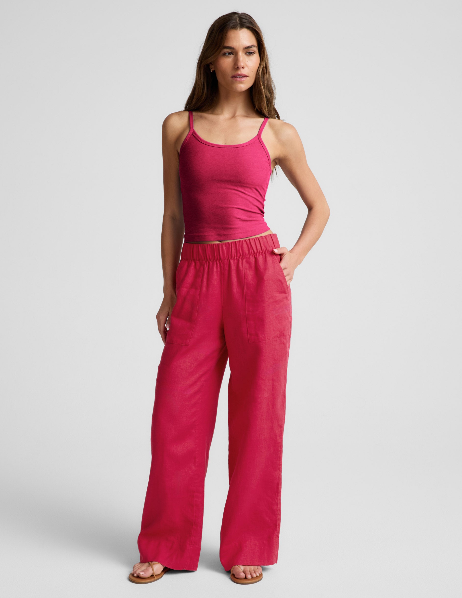 Spacedye™ Forever Tank - Berry Red Heather
