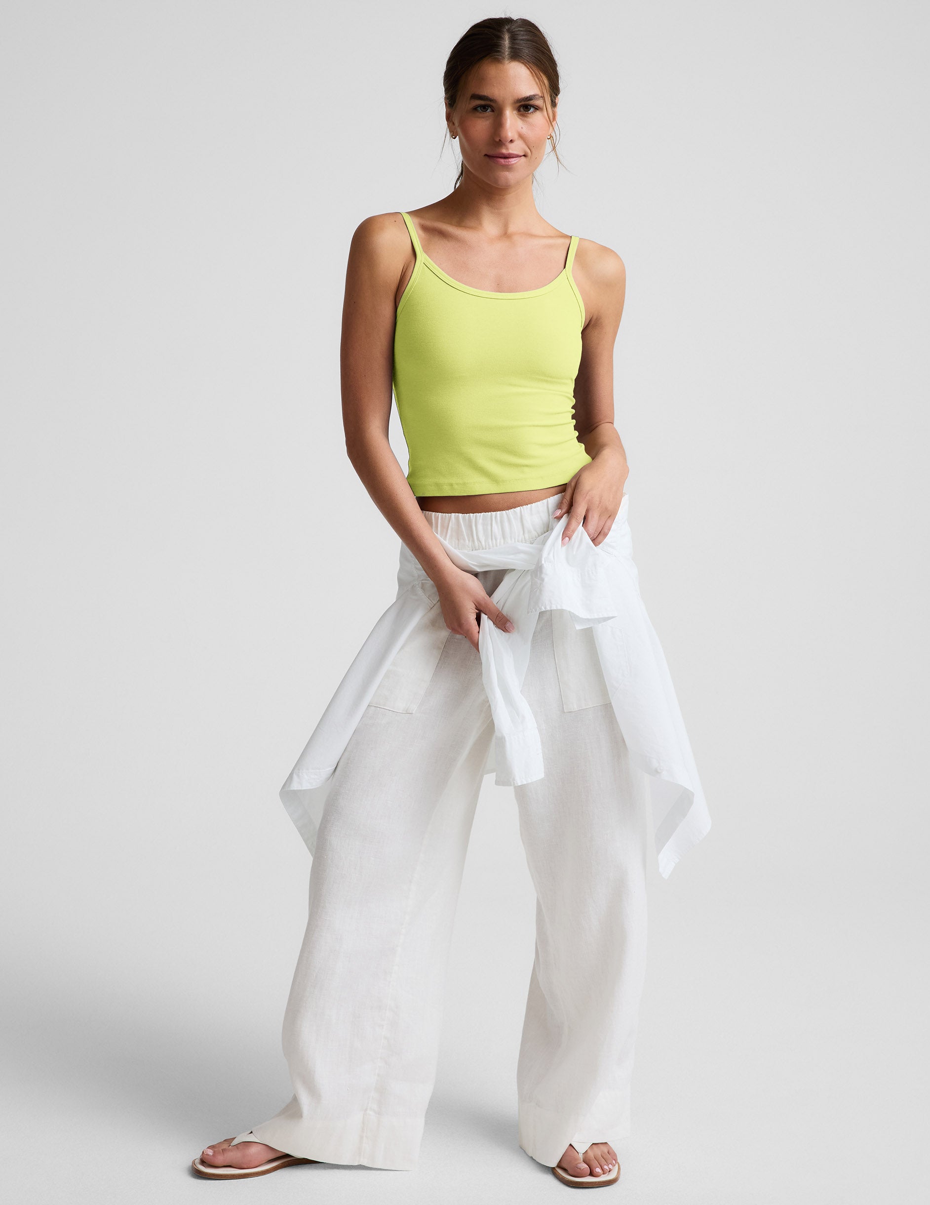 Spacedye™ Forever Tank - Electric Lime Heather
