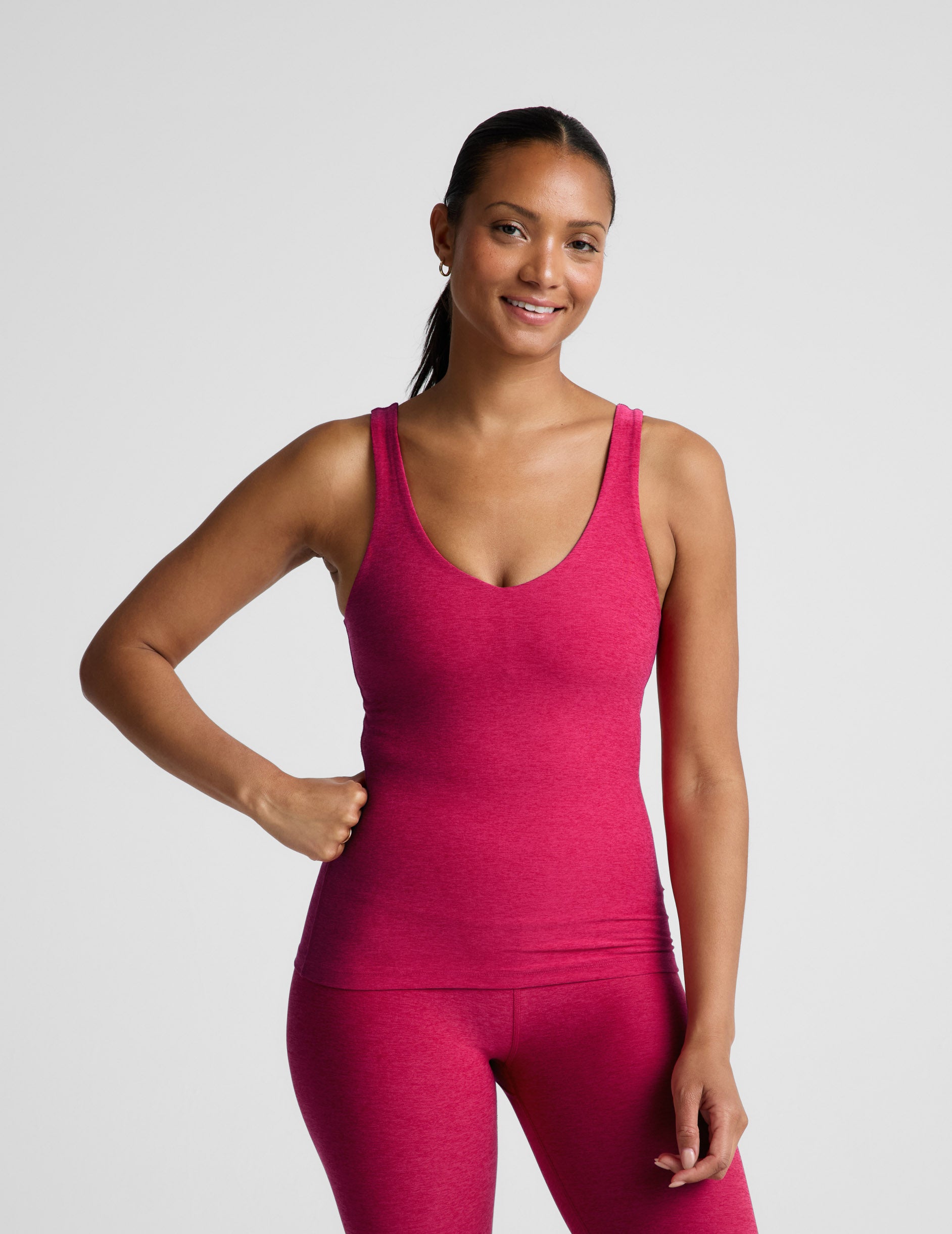 Spacedye™ Good Day Classic Tank - Berry Red Heather