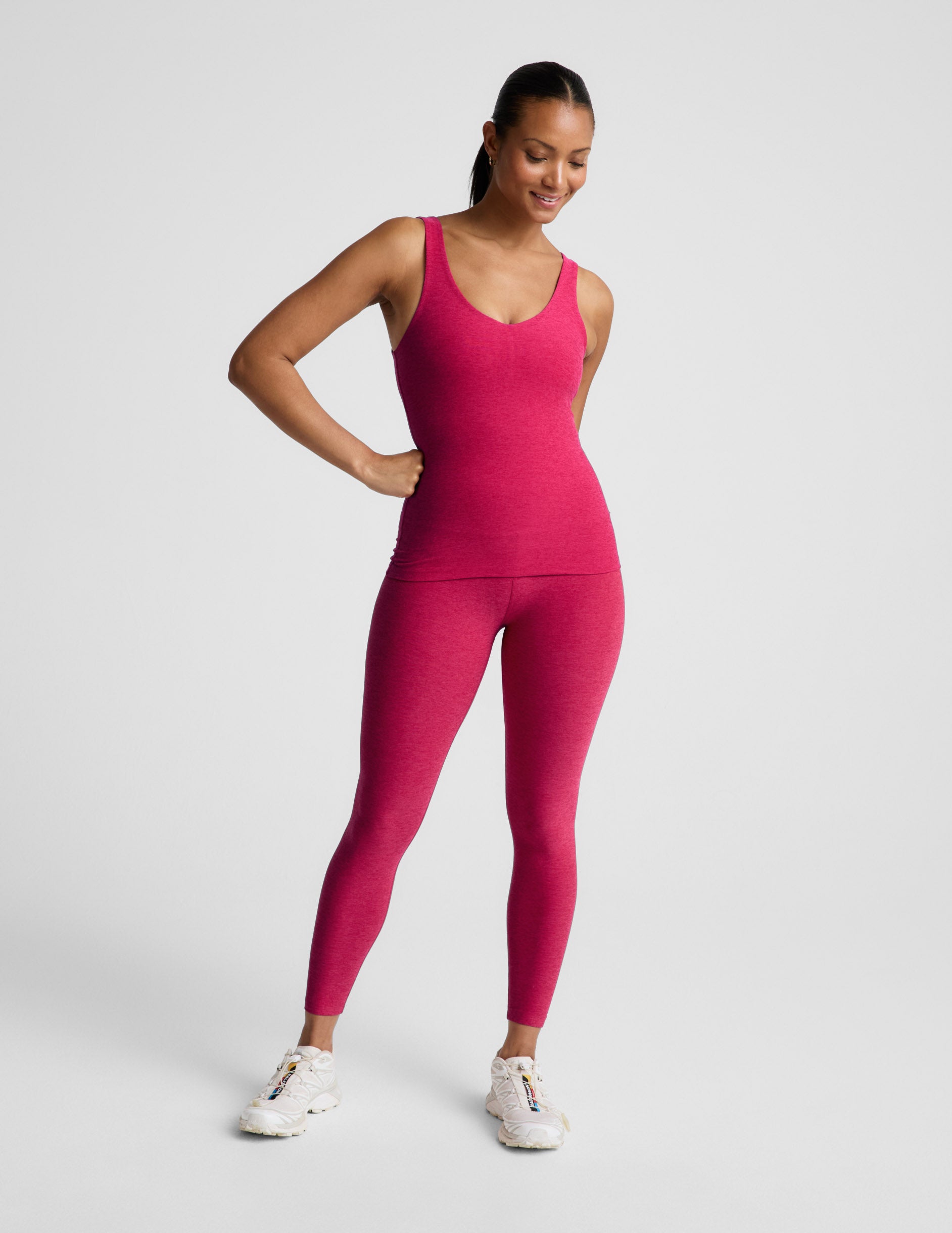 Spacedye™ Good Day Classic Tank - Berry Red Heather