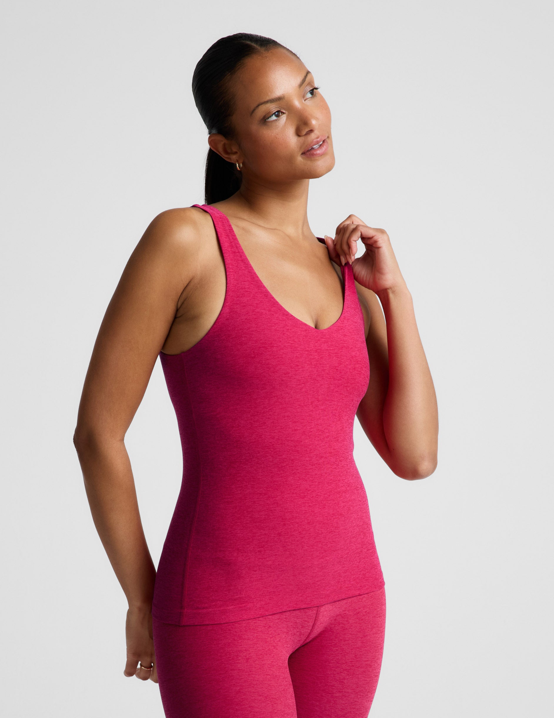 Spacedye™ Good Day Classic Tank - Berry Red Heather