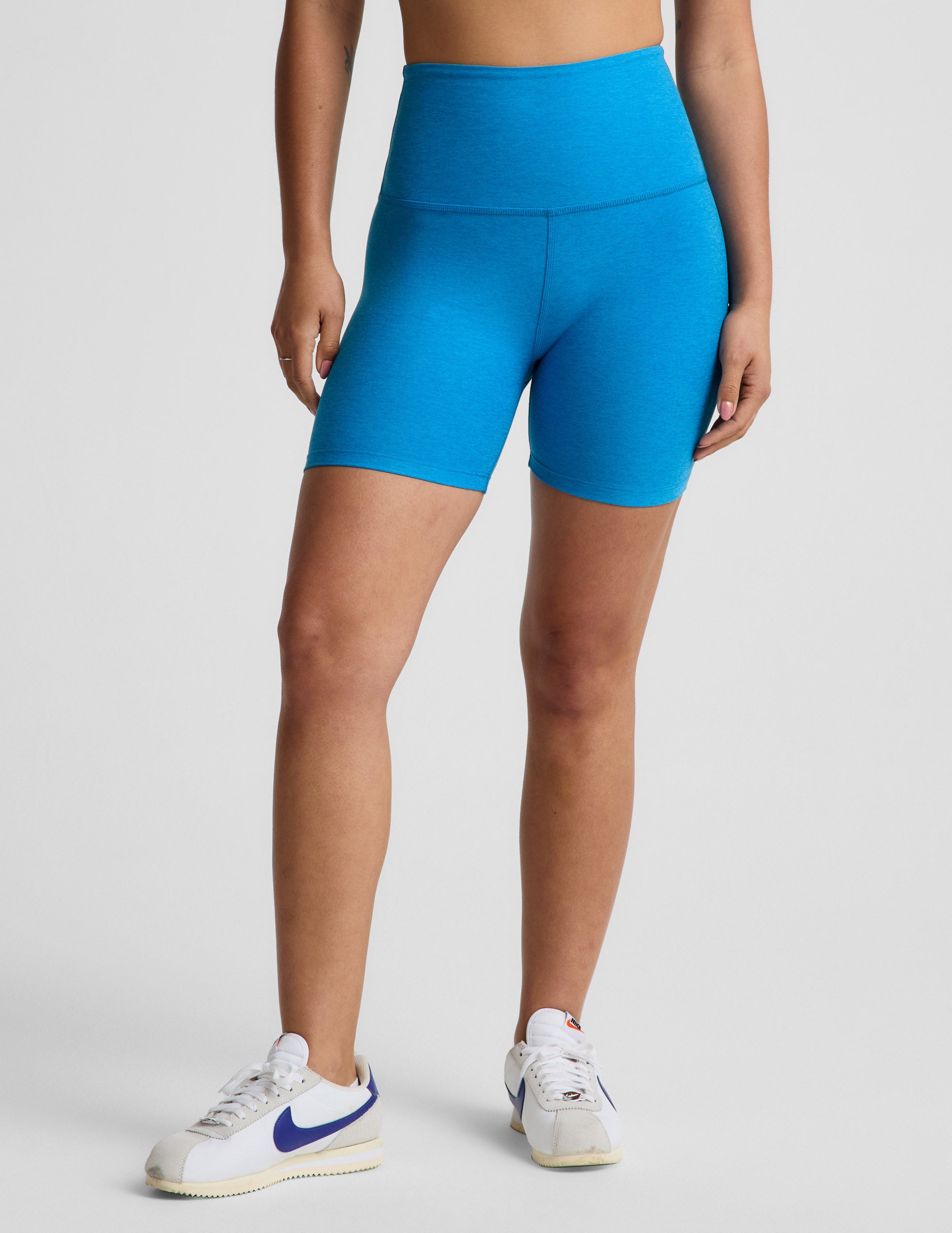 Spacedye™ Keep Pace 5" Biker Short - Malibu Lagoon Heather