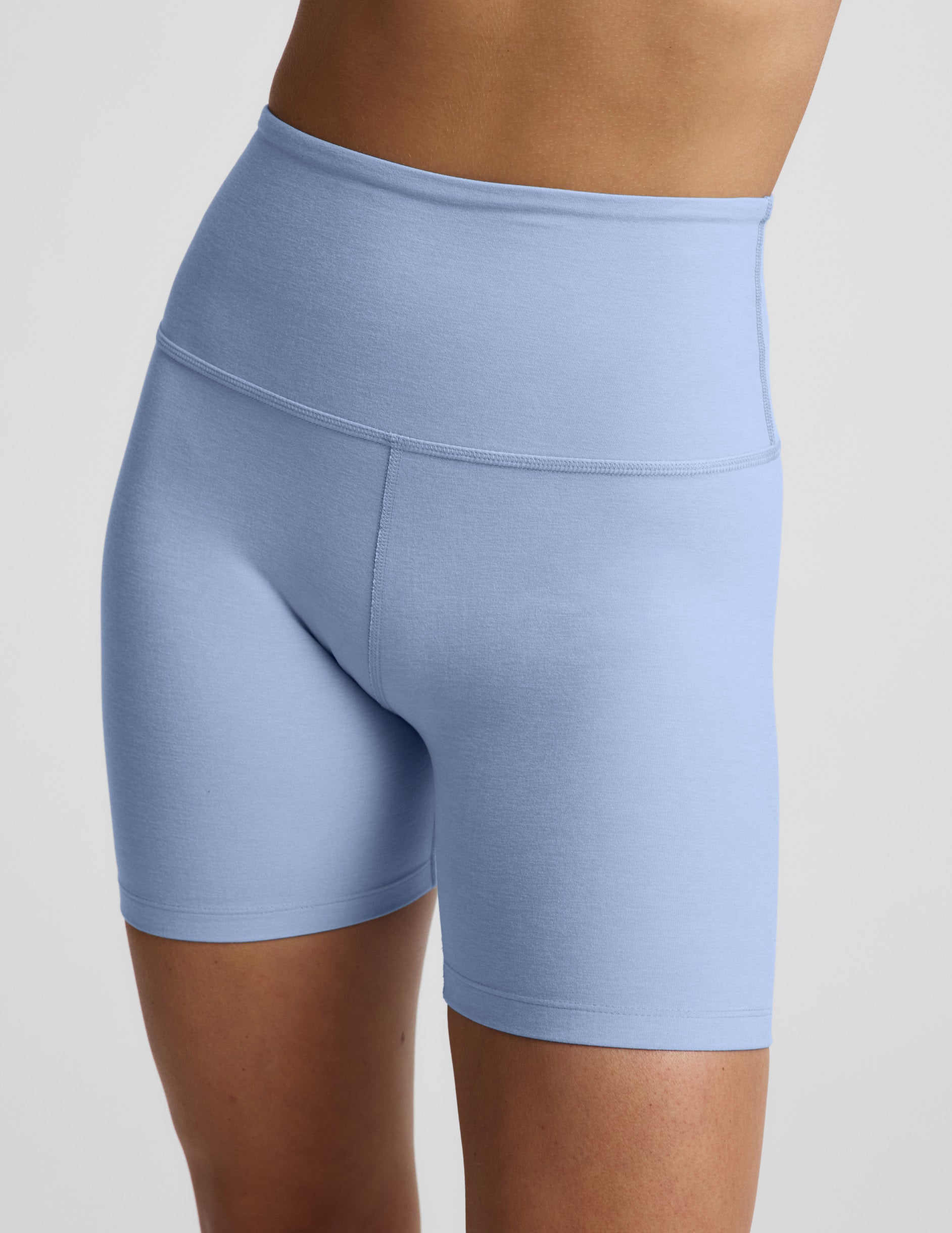 Spacedye™ Keep Pace 5" Biker Short - Pastel Periwinkle Heather