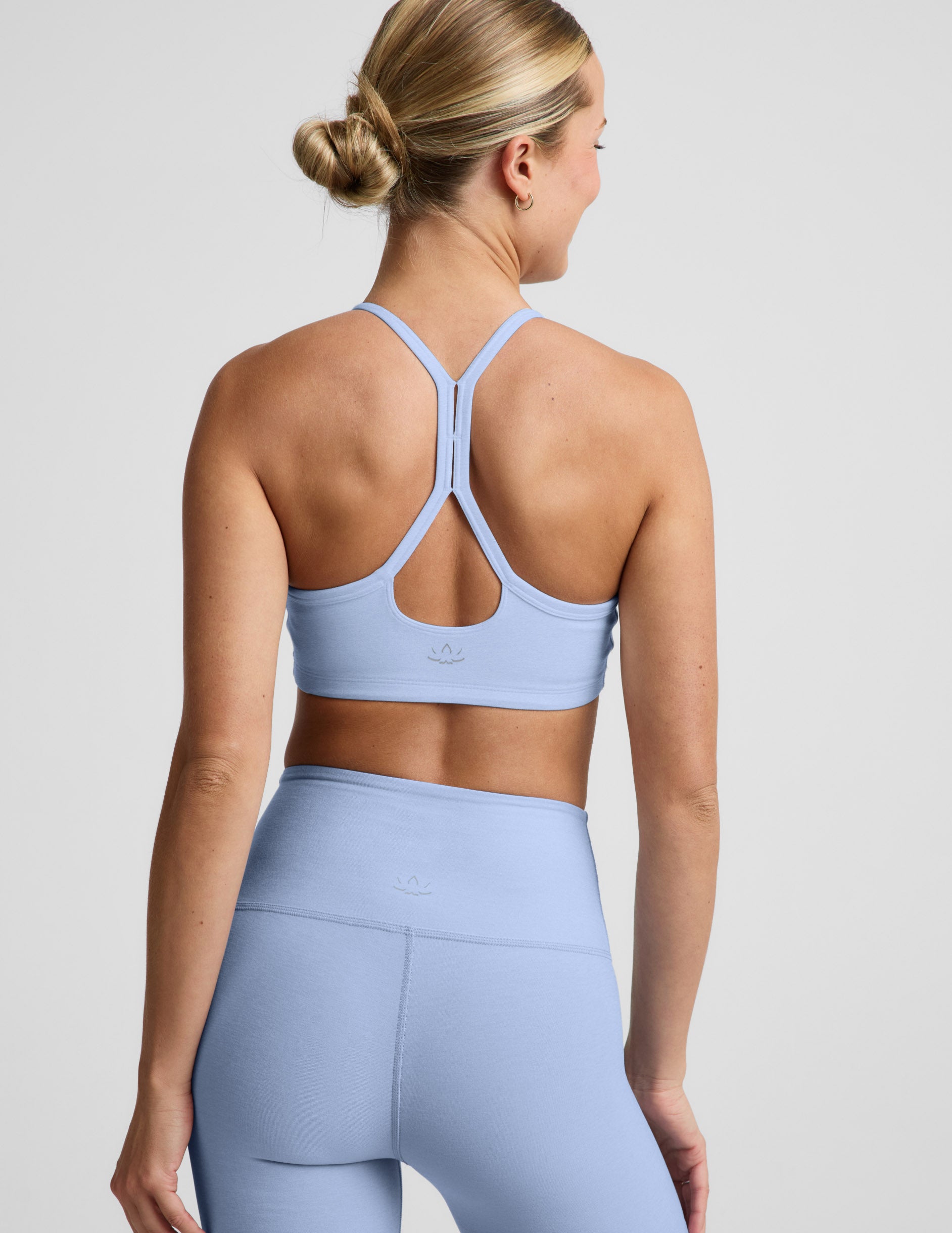 Spacedye™ Slim Racerback Bra - Pastel Periwinkle Heather