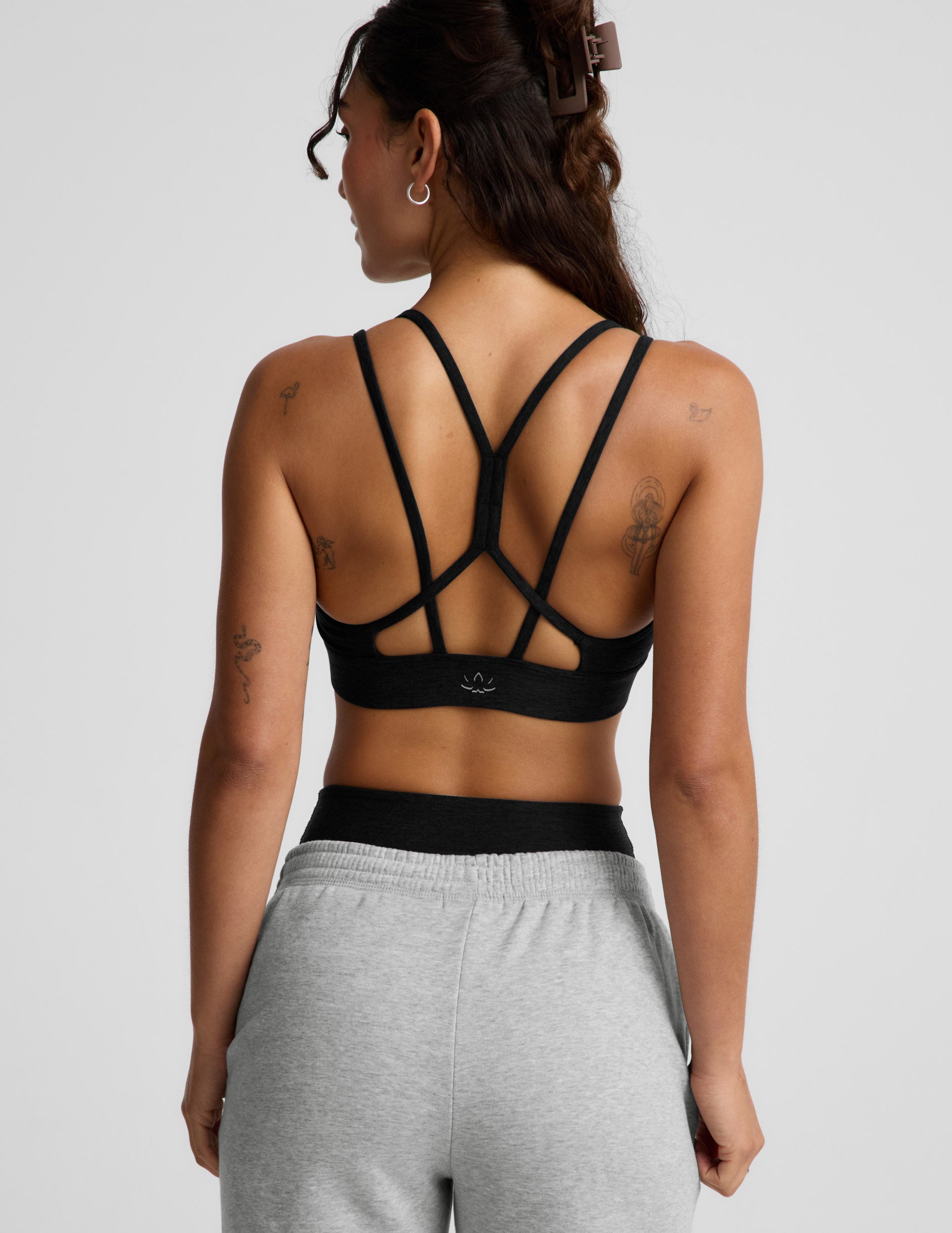 Spacedye™ Back To It Strappy Bra - Darkest Night