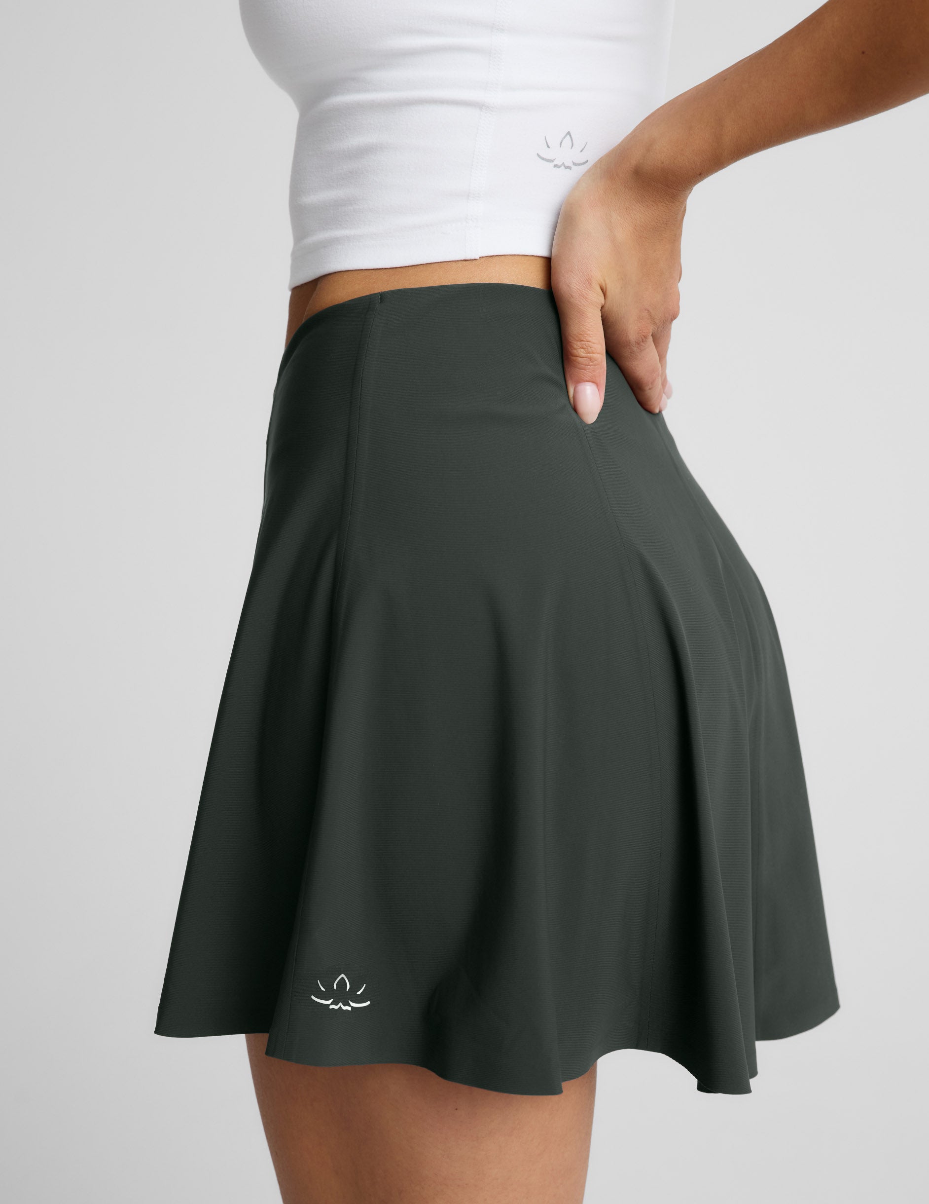 You're A Force Skirt - Slate Green
