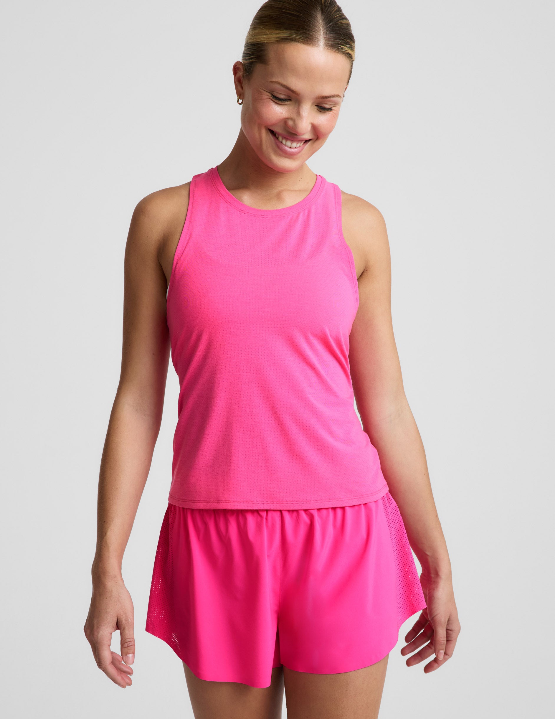 Breezeweight Active Racerback Tank - Pink Glow