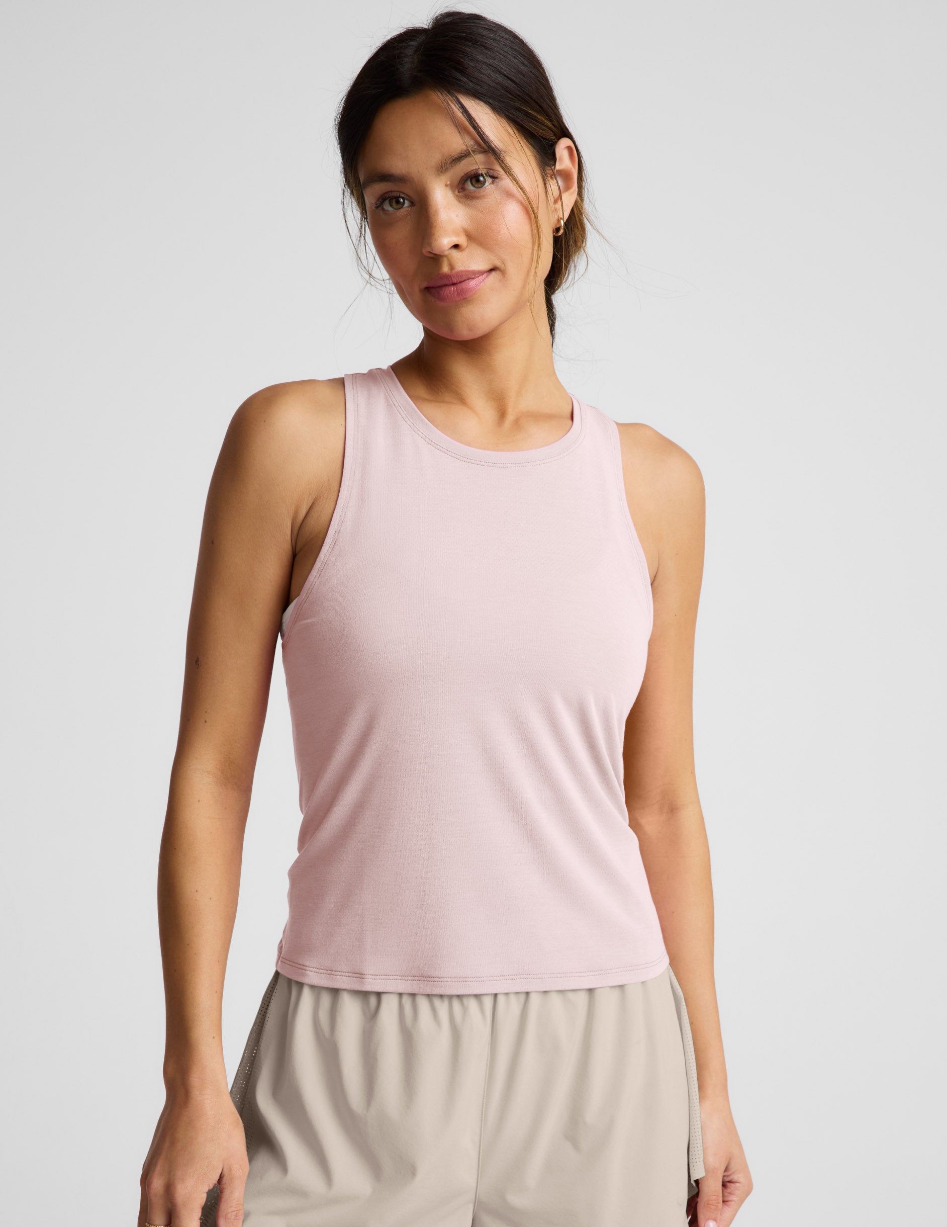 Breezeweight Active Racerback Tank - Pink Petal