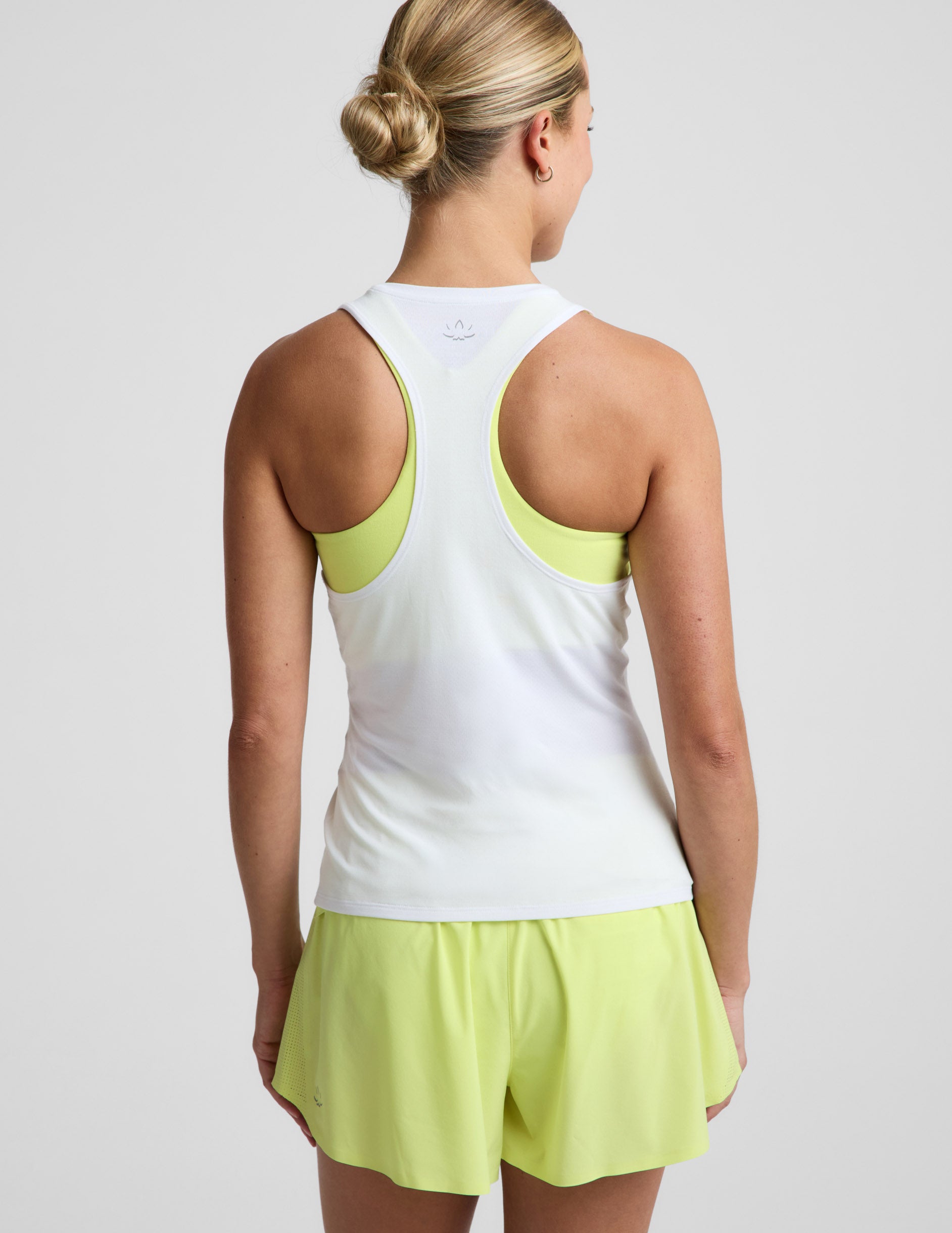 Breezeweight Active Racerback Tank - White