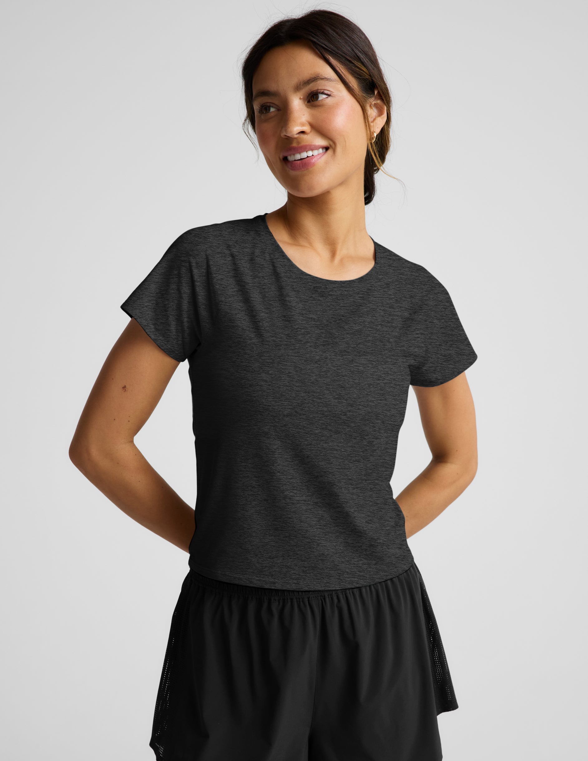 Breezeweight Active Short Sleeve Tee - Black