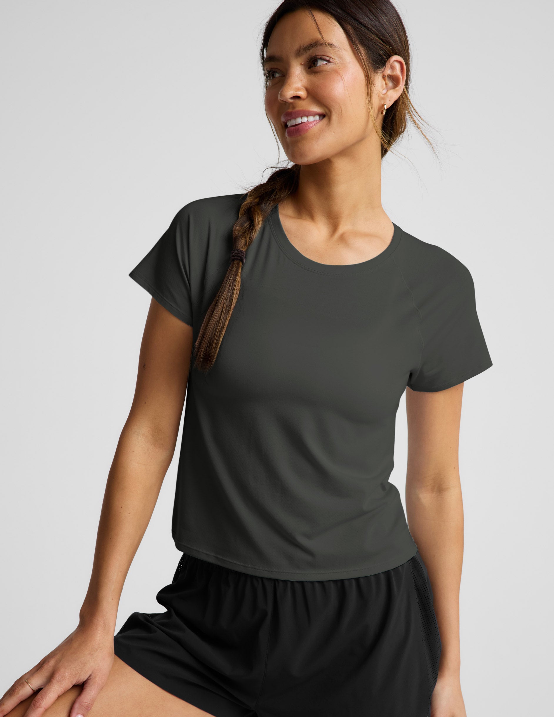 Breezeweight Active Short Sleeve Tee - Slate Green