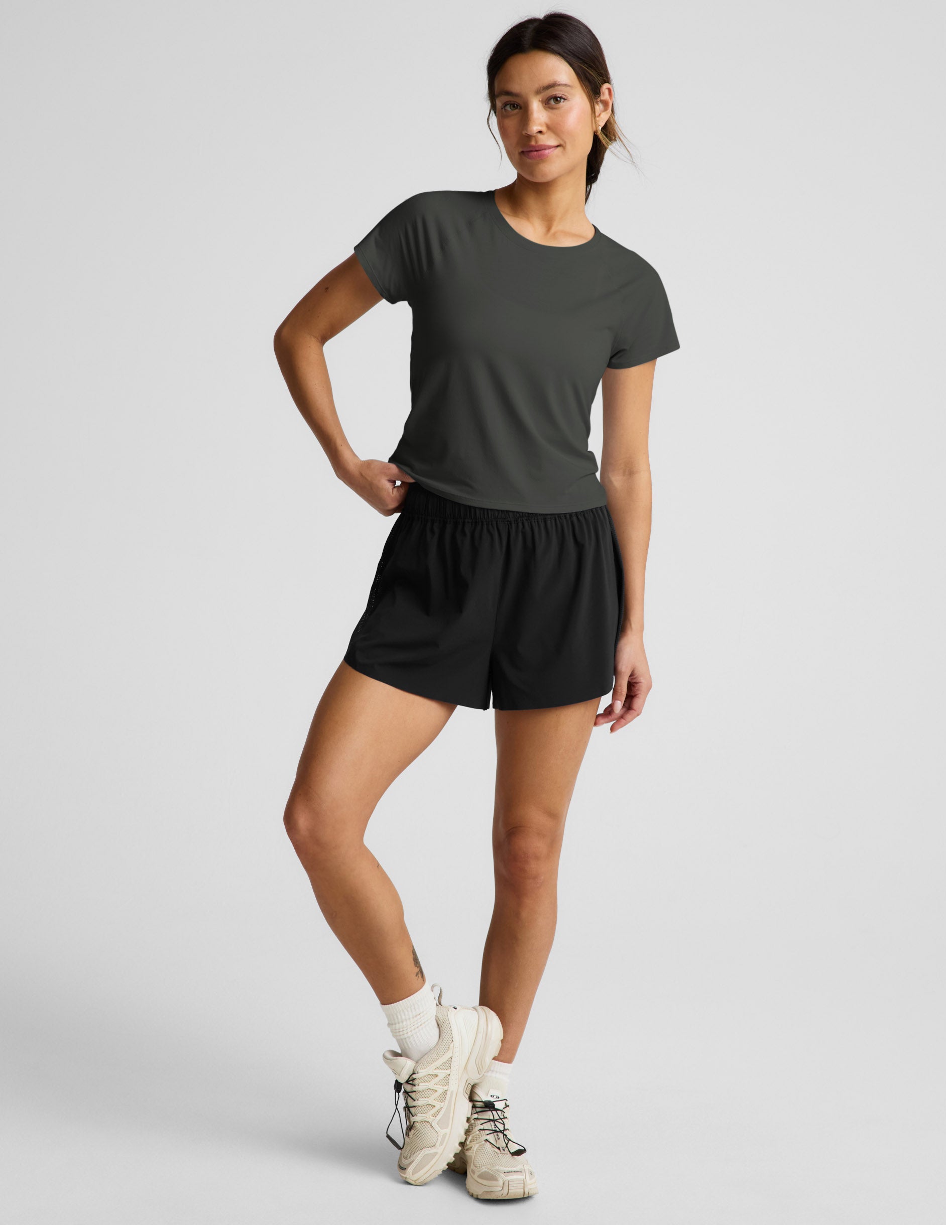 Breezeweight Active Short Sleeve Tee - Slate Green