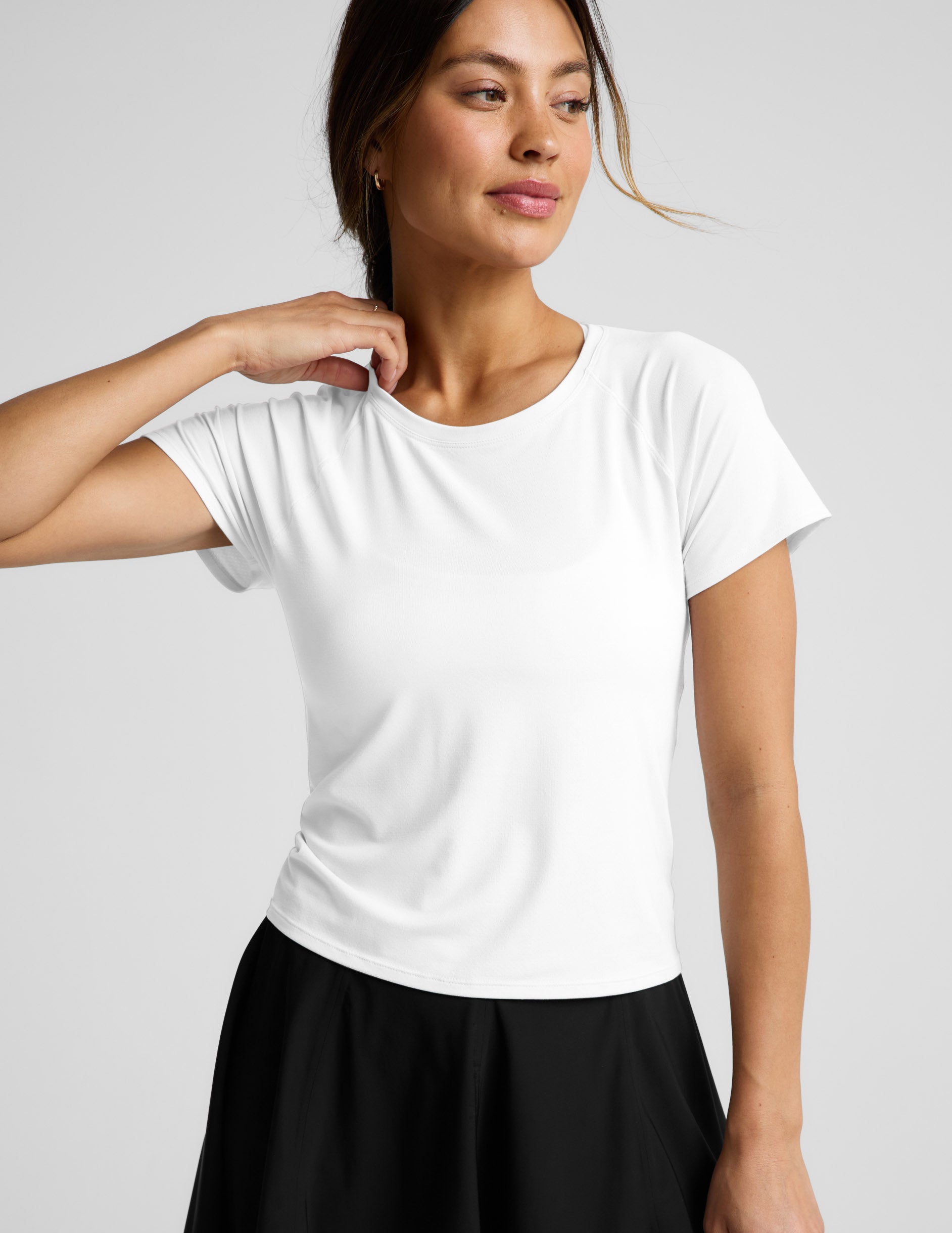 Breezeweight Active Short Sleeve Tee - White